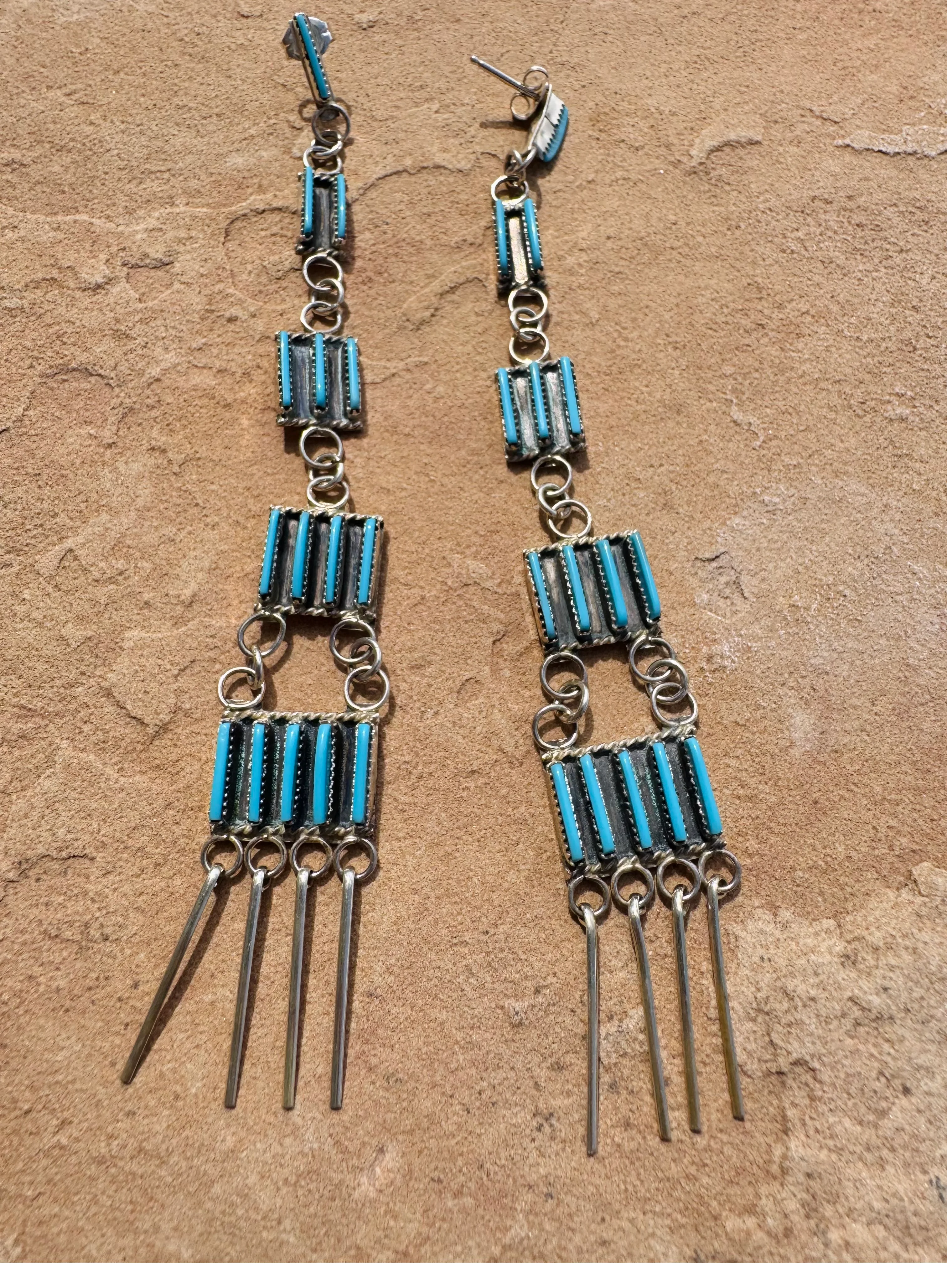 5 Tier Dangle Earrings - Image 2