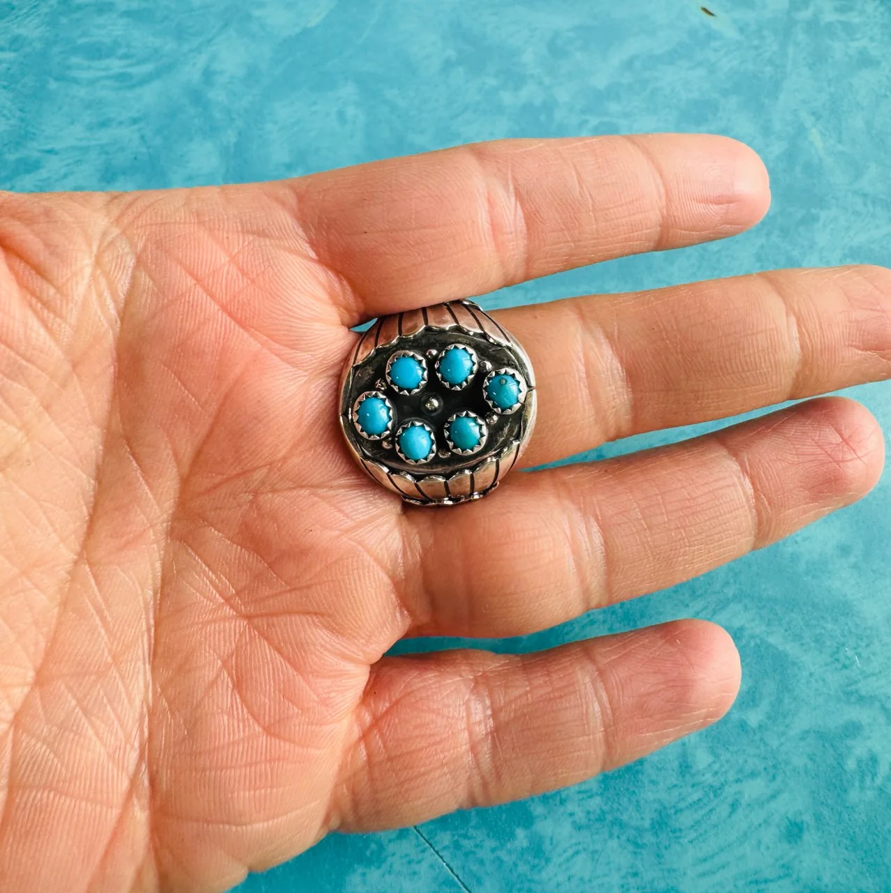 6 Stone Men's Ring - Image 2