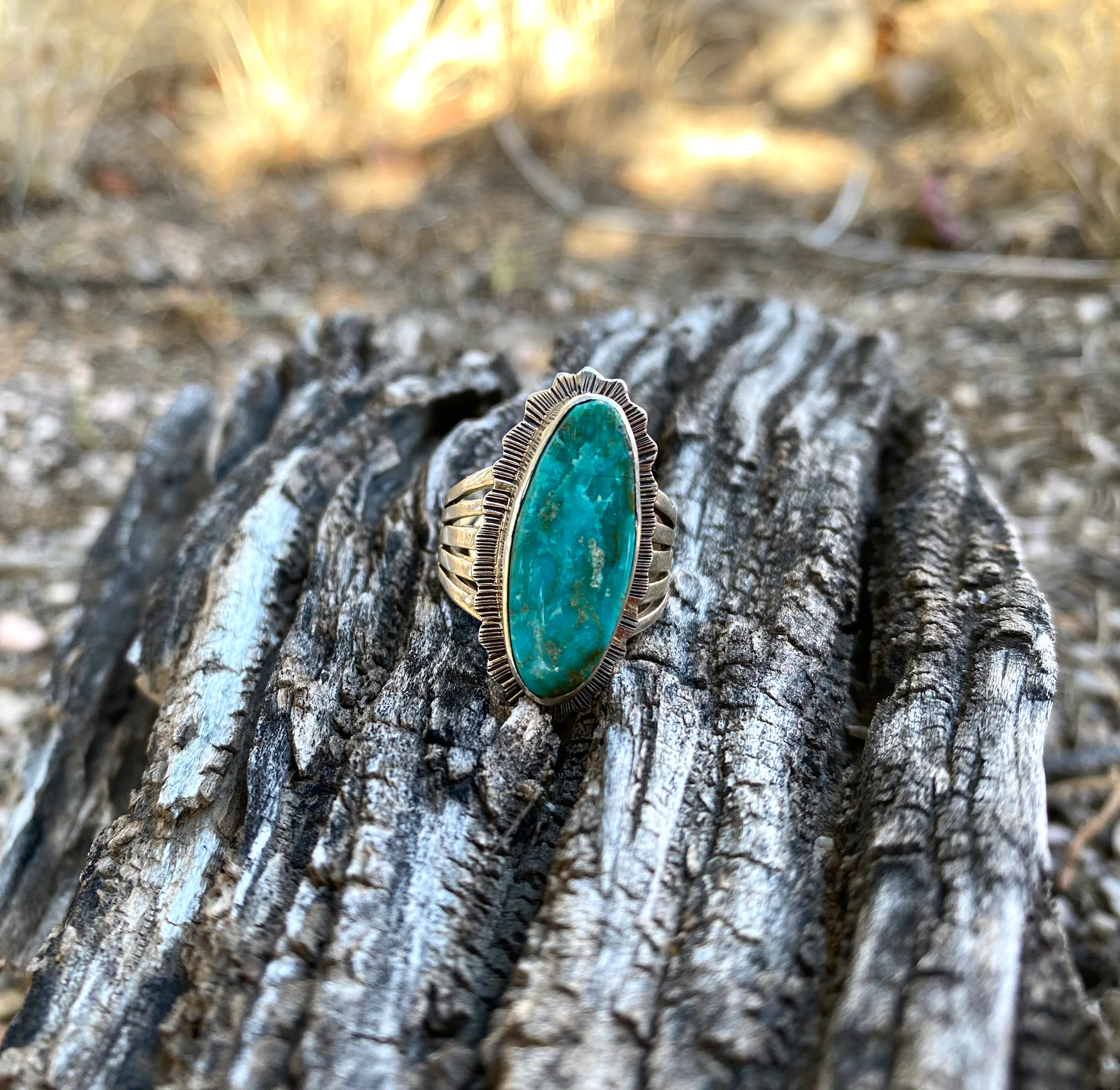 Powerhouse Kingman Turquoise Ring From The Rogers Collection - Image 2
