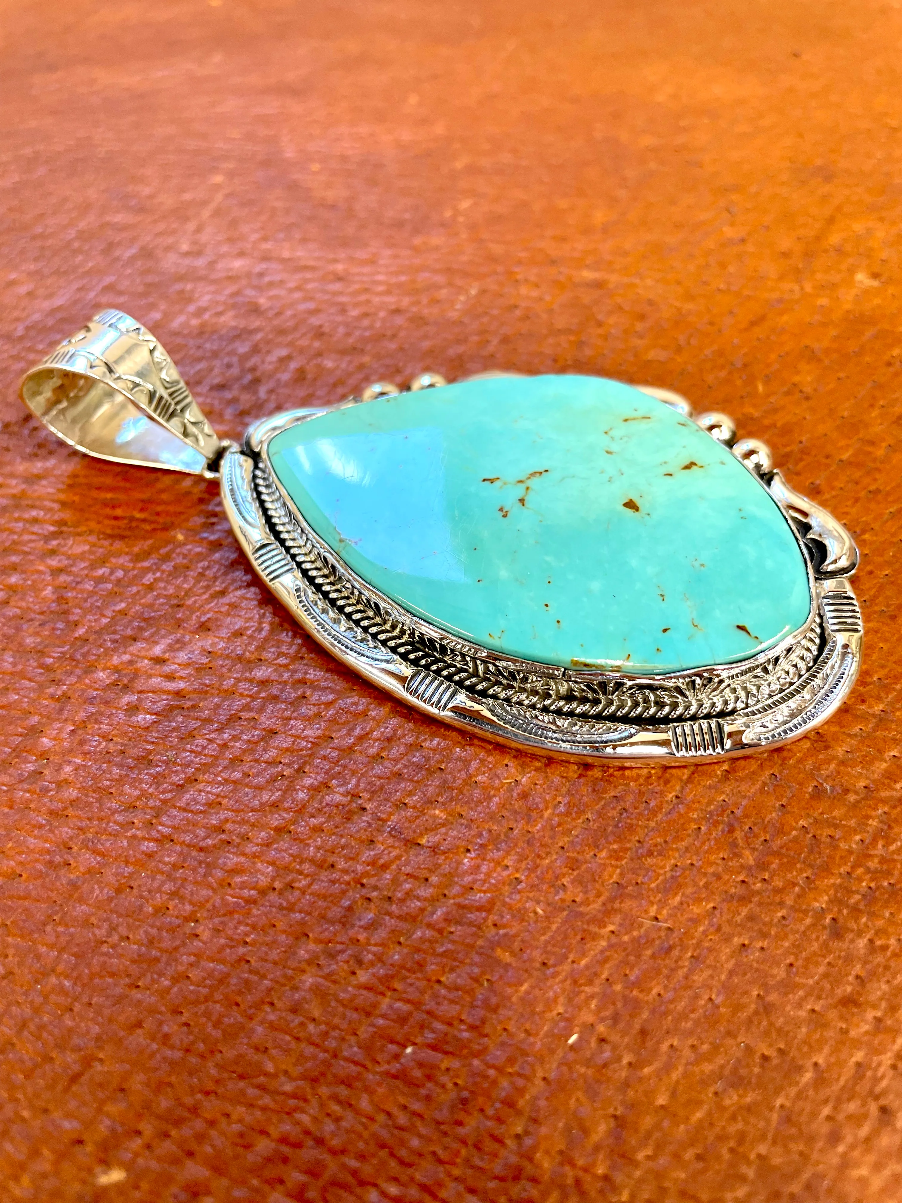 Blue Sky Turquoise Pendant - Image 2