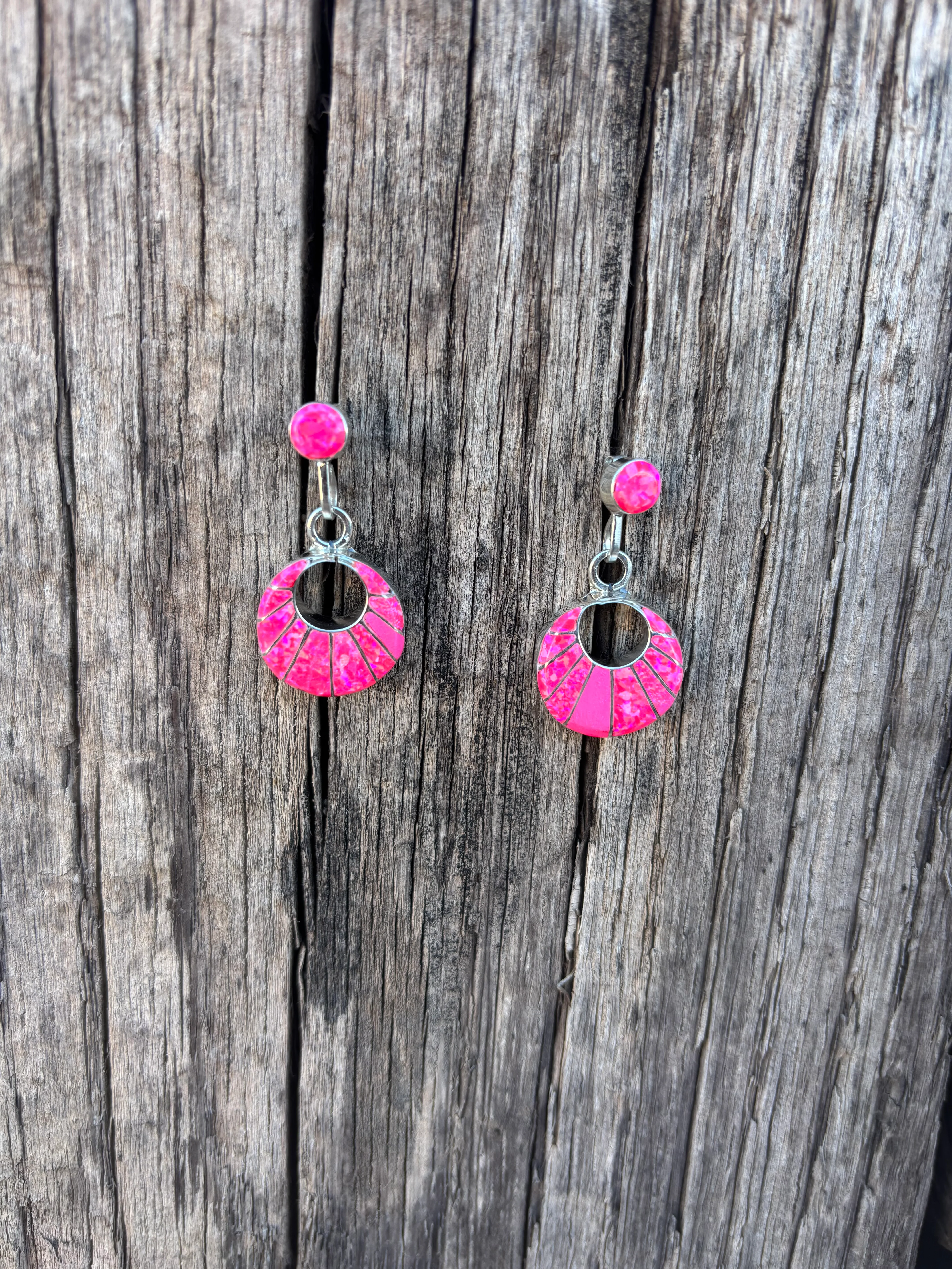 Burst Of Pink earrings