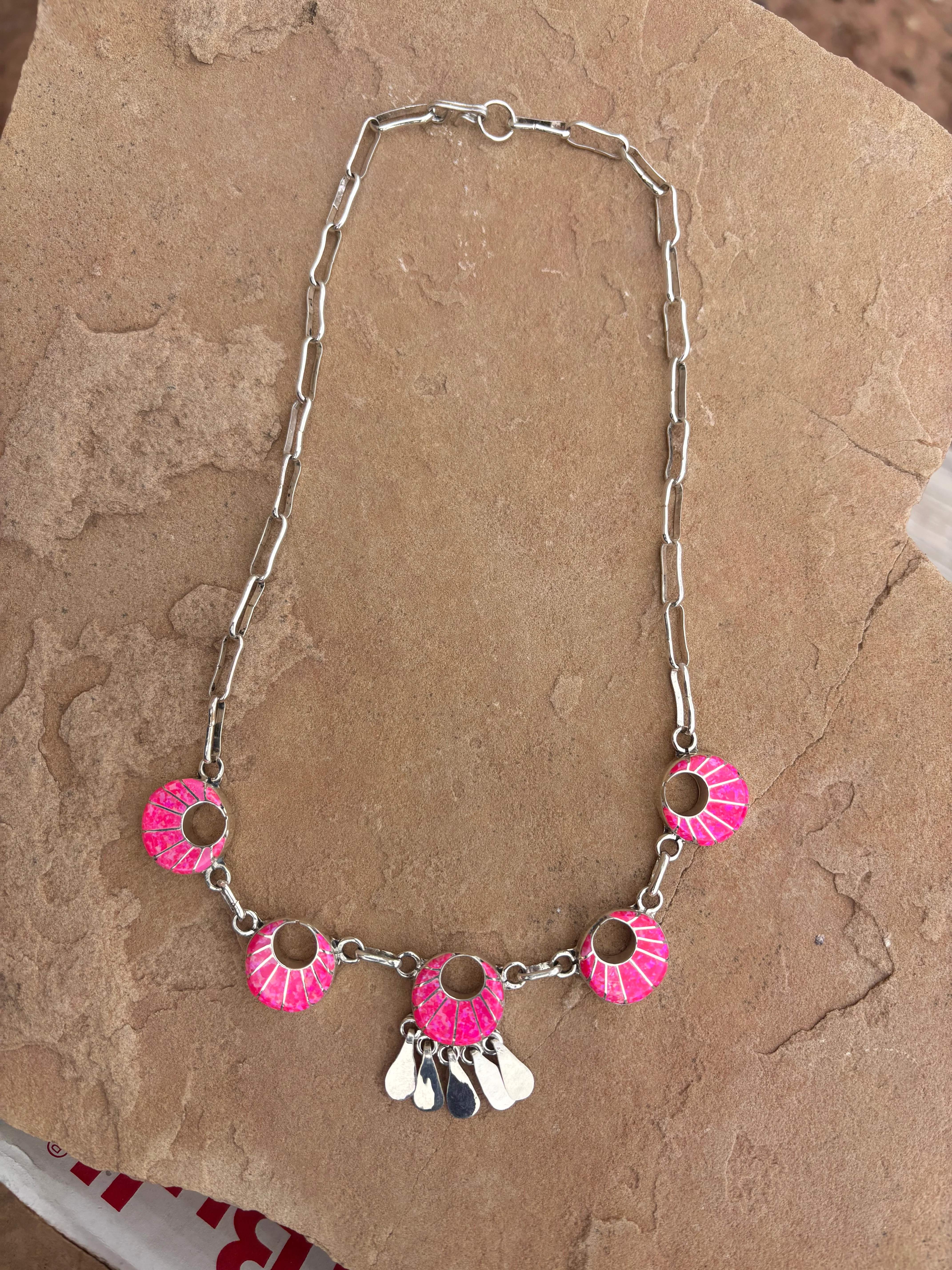 Burst Of Pink Necklace - Image 2