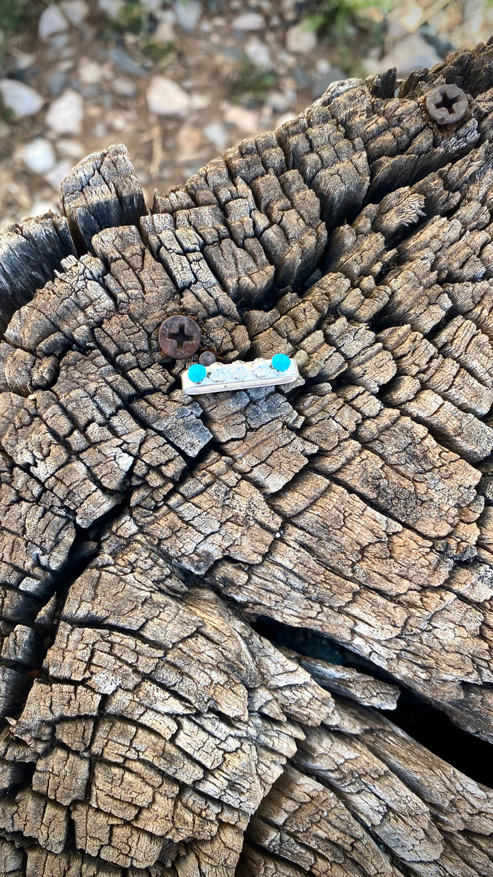 Chaco Canyon Apple Watch 2 stone Star Accessory Kingman Turquoise - Image 3