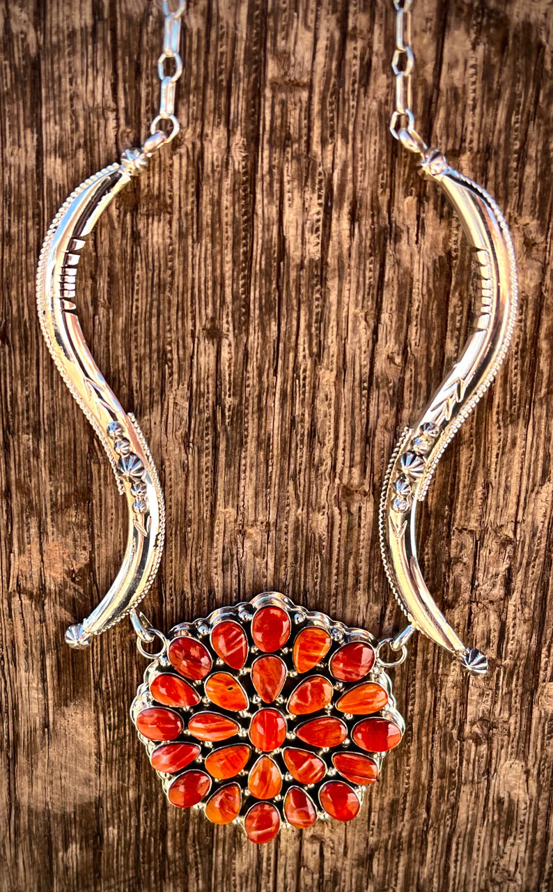 Chaco Canyon Spiny Cluster Necklace - Image 3
