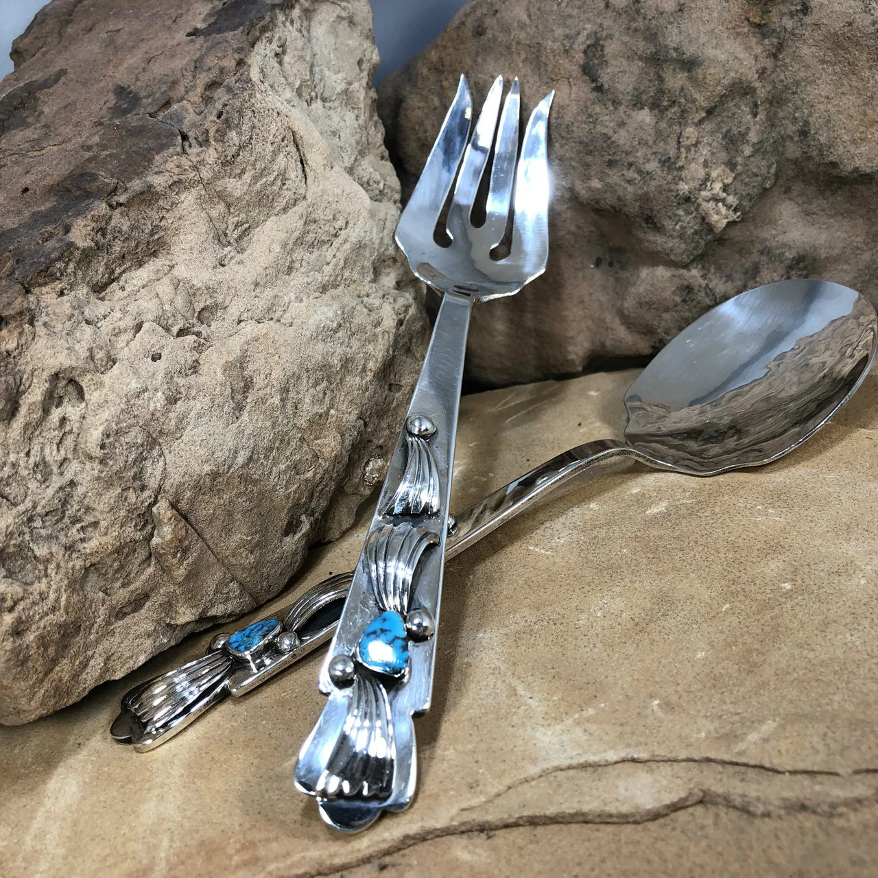Chaco Canyon Spoon And Fork - Image 3