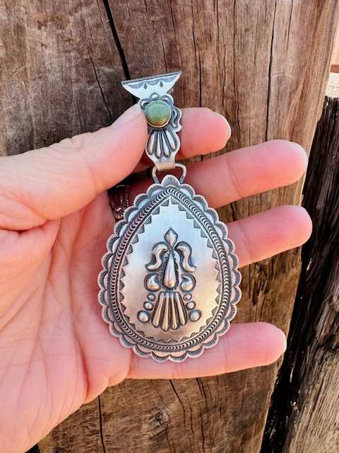 Chaco Canyon Stamped Pendant - Image 2
