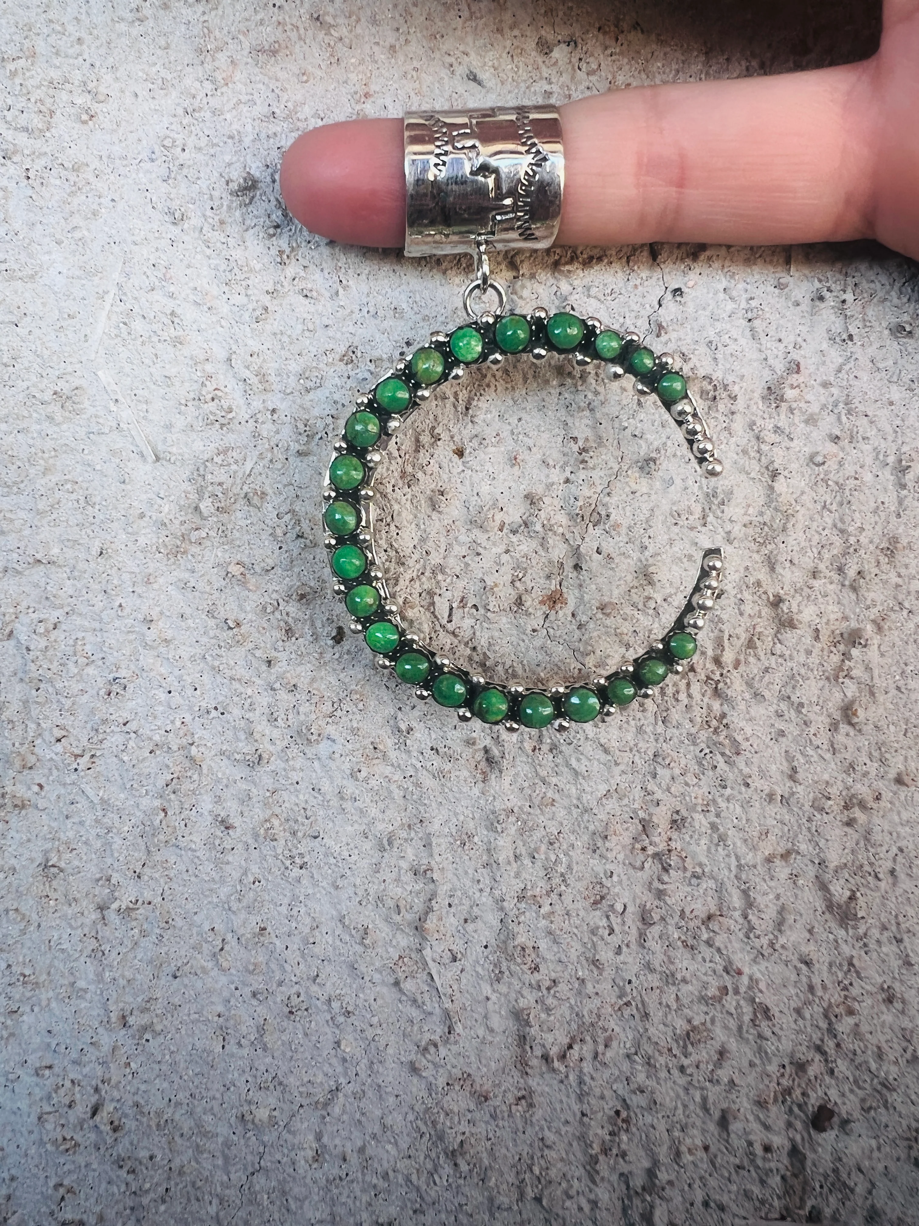 Chaco Crescent Moon Necklace - Image 4