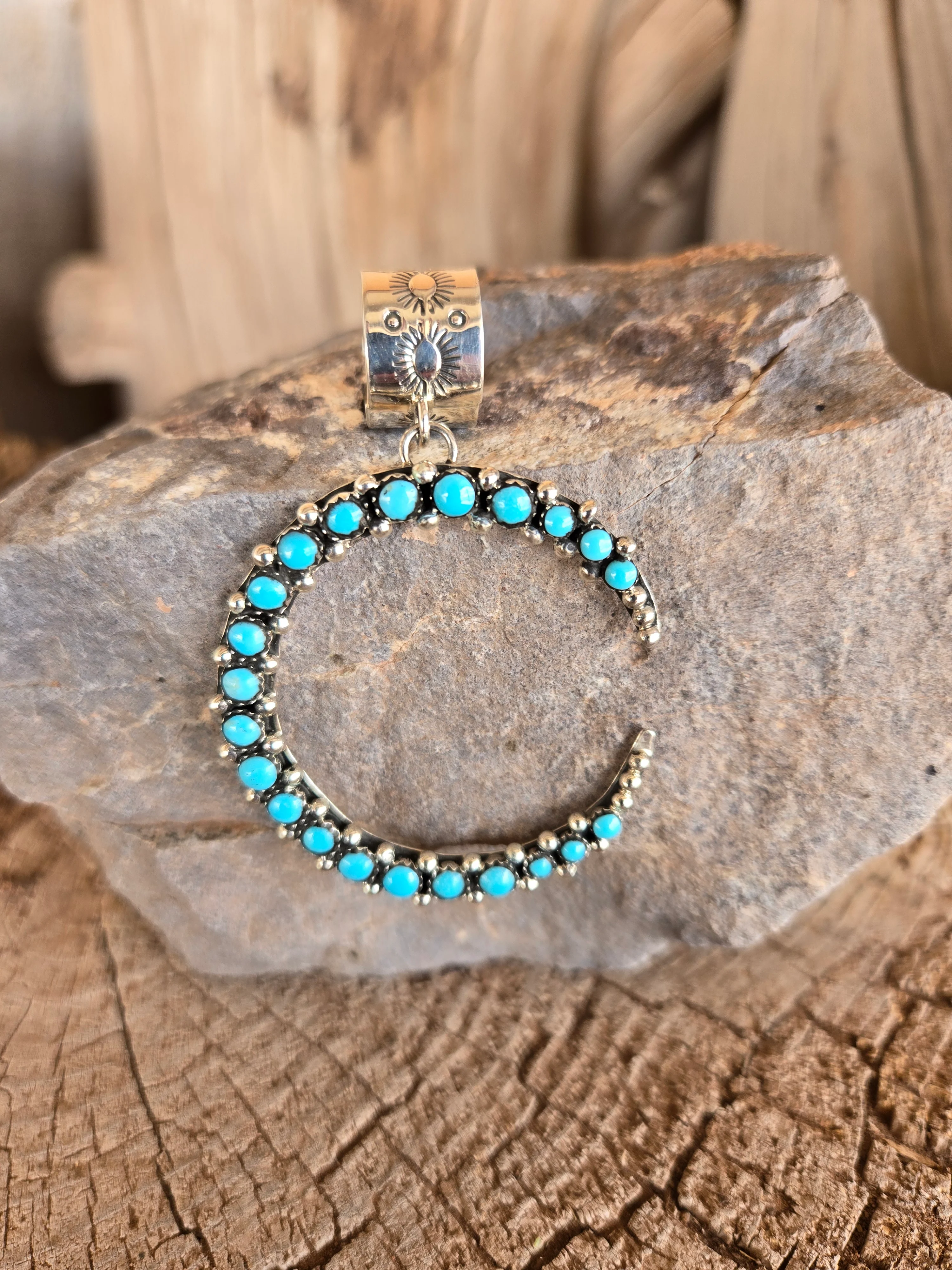 Chaco Crescent Moon Necklace - Image 7