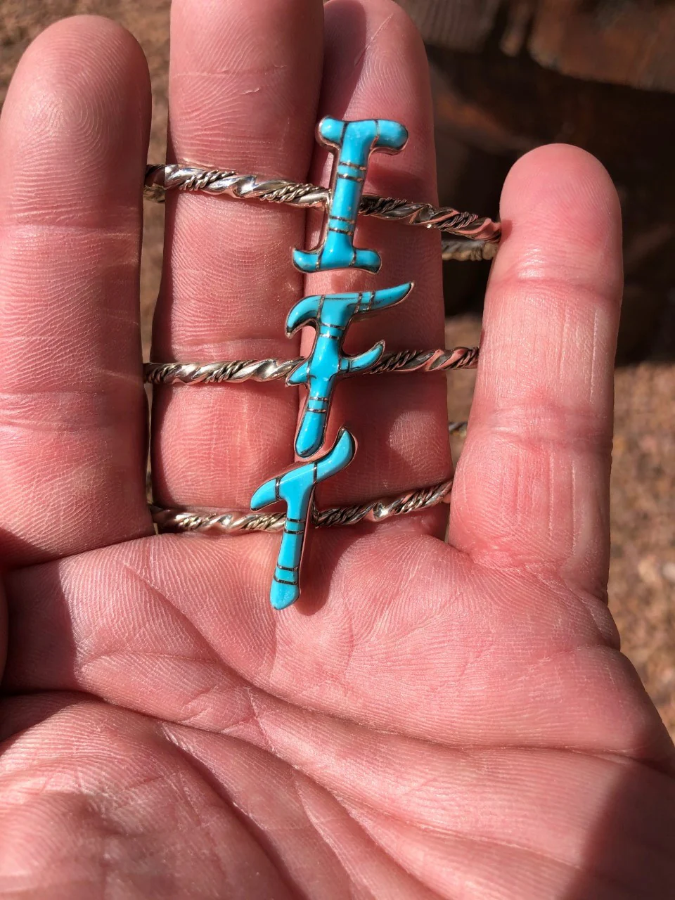 Chaco Initial Zuni Cuffs - Image 3