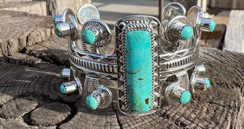 ChunkyTurquoise Cuff - Image 2