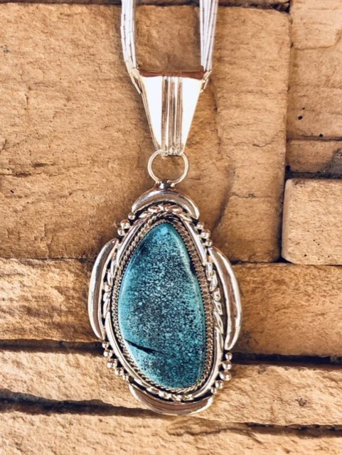 Clarence Long Nevada Turquoise Pendant - Image 5