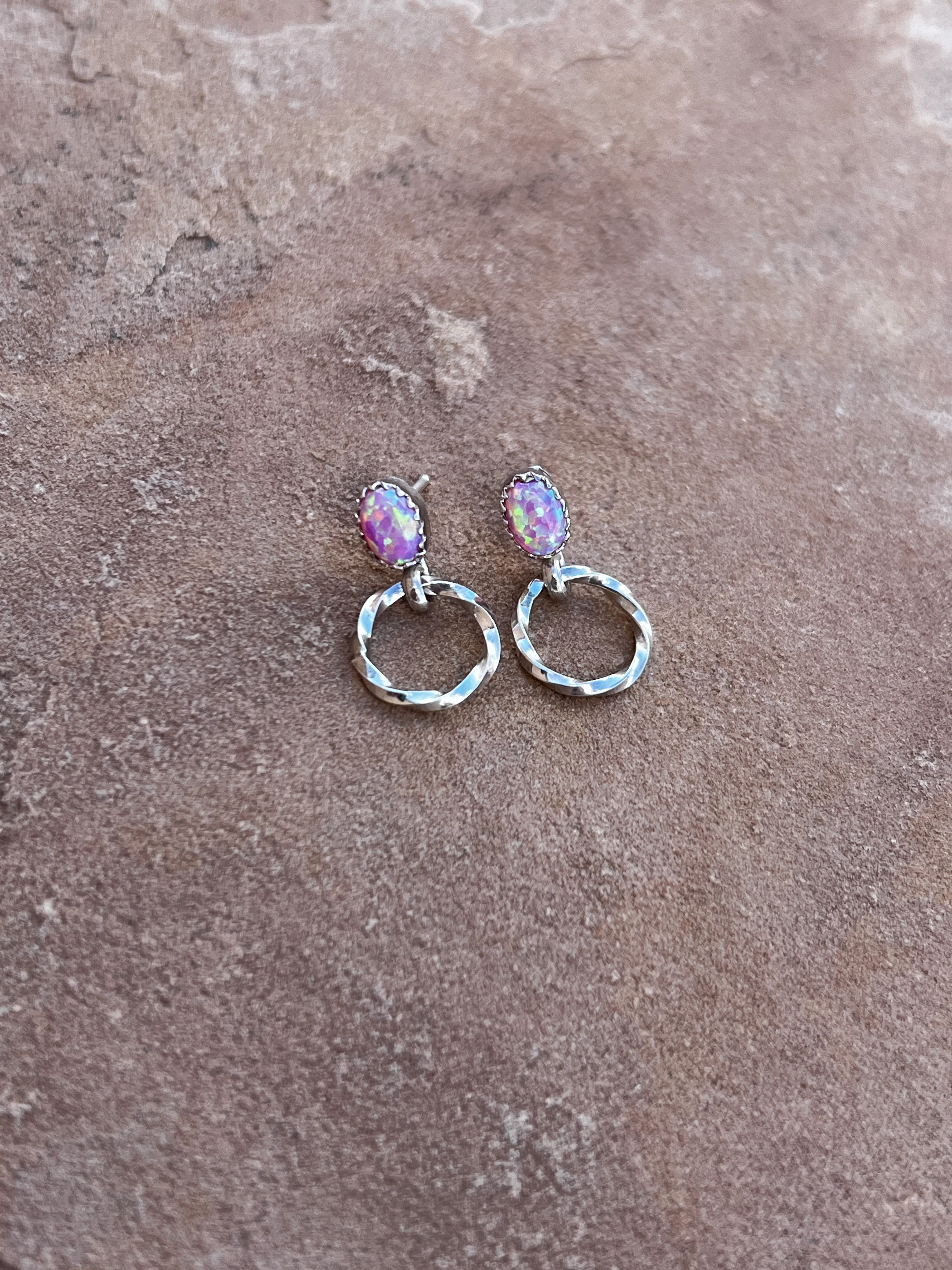 Cotton Candy Pink Barbie Earrings - Image 2