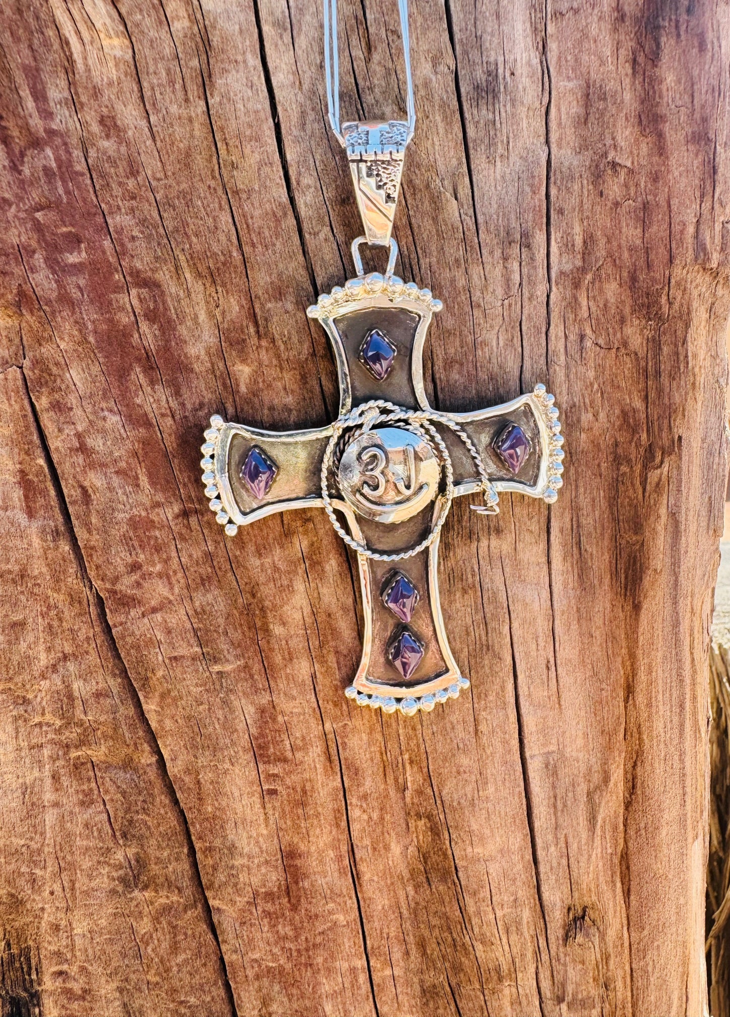 Custom Brand Cross Pendant