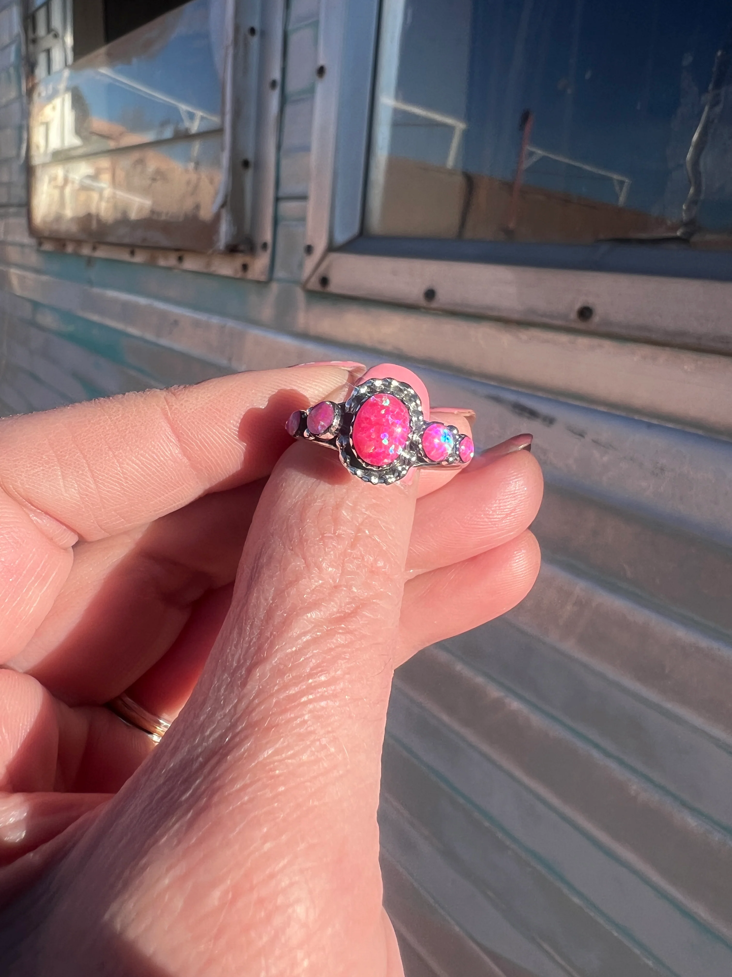 Dainty Barbie 5 Stone Ring