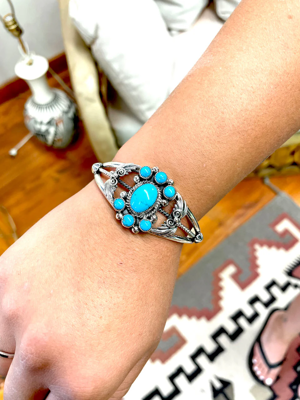 Dawn of Tomorrow Turquoise Cuff - Image 3
