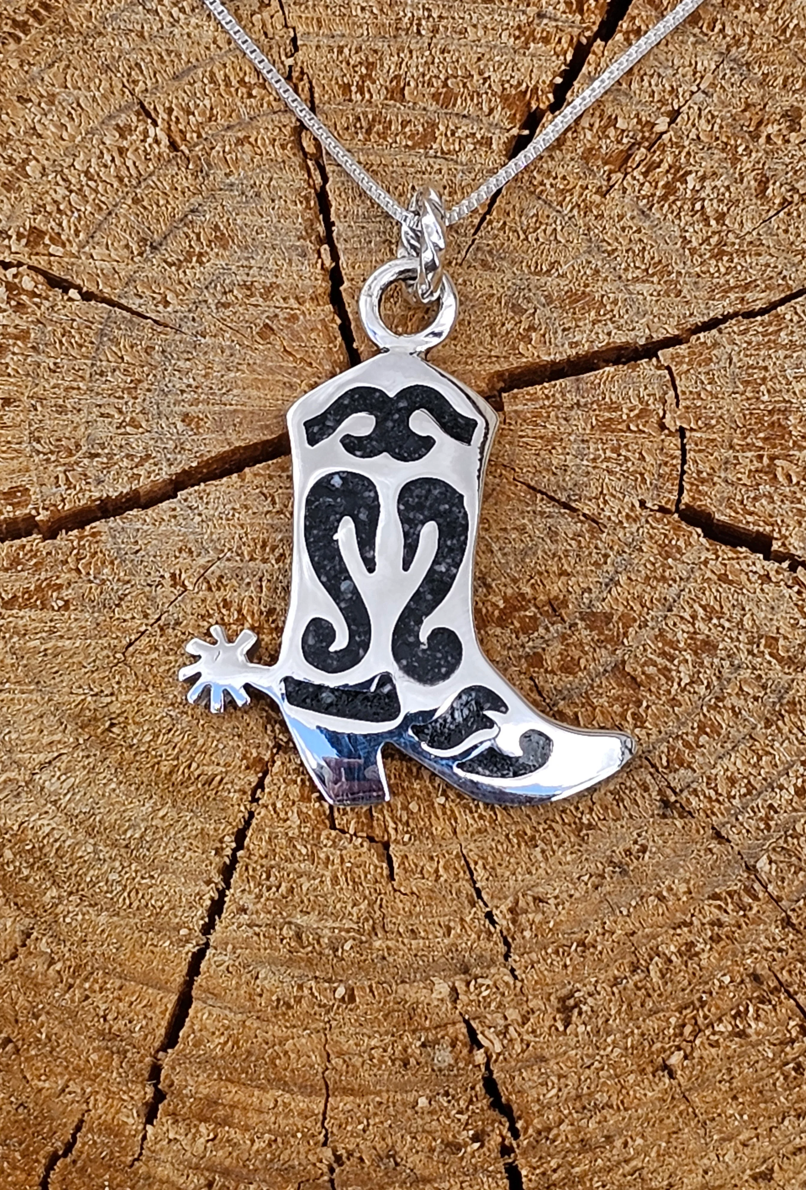 Dazzled in Turquoise Boot Pendant - Image 6