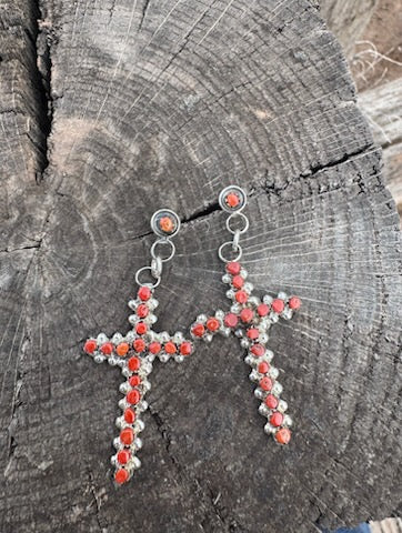 Desert Jewel Cross Earrings - Image 2