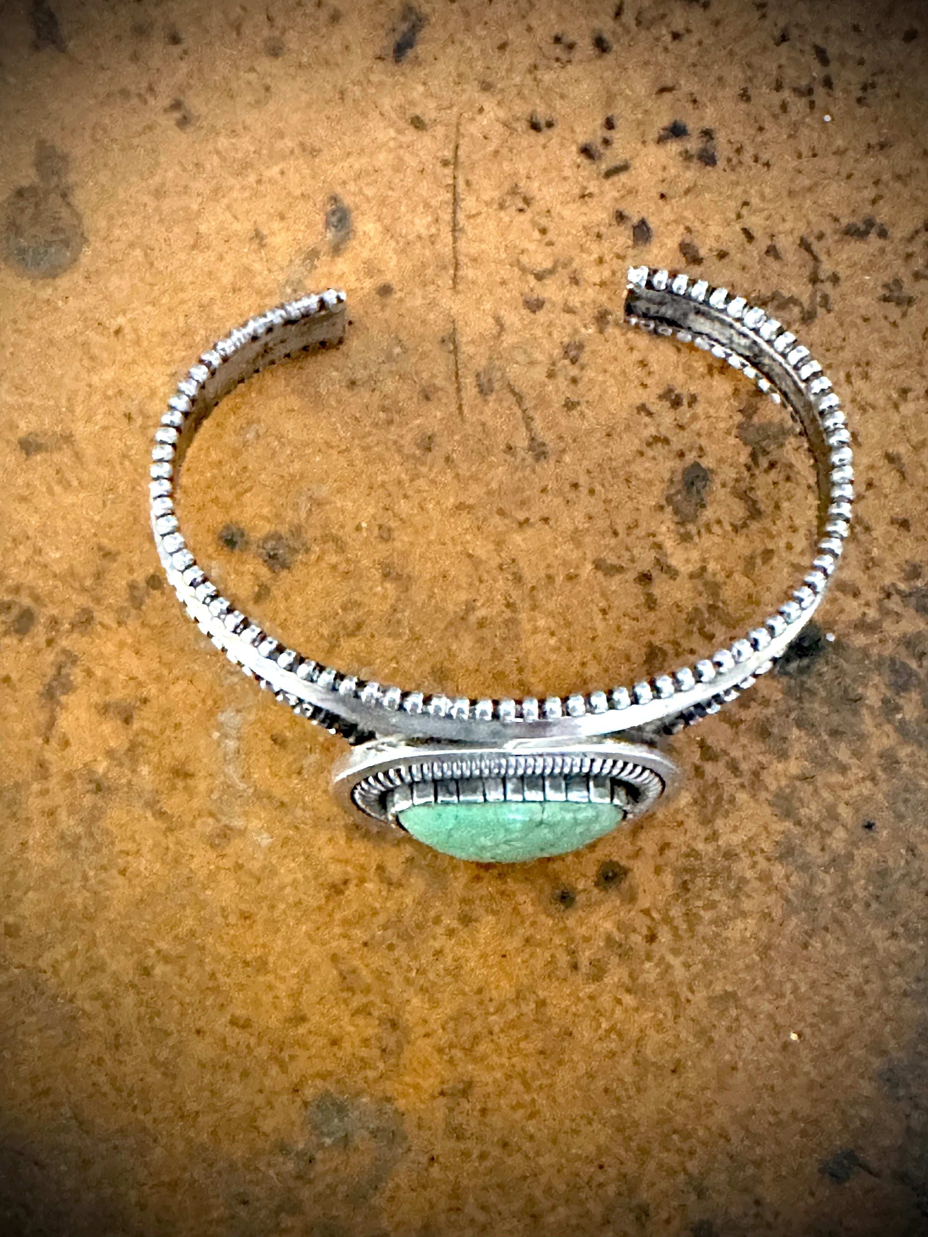 Down South Green Turquoise Cuff - Image 3