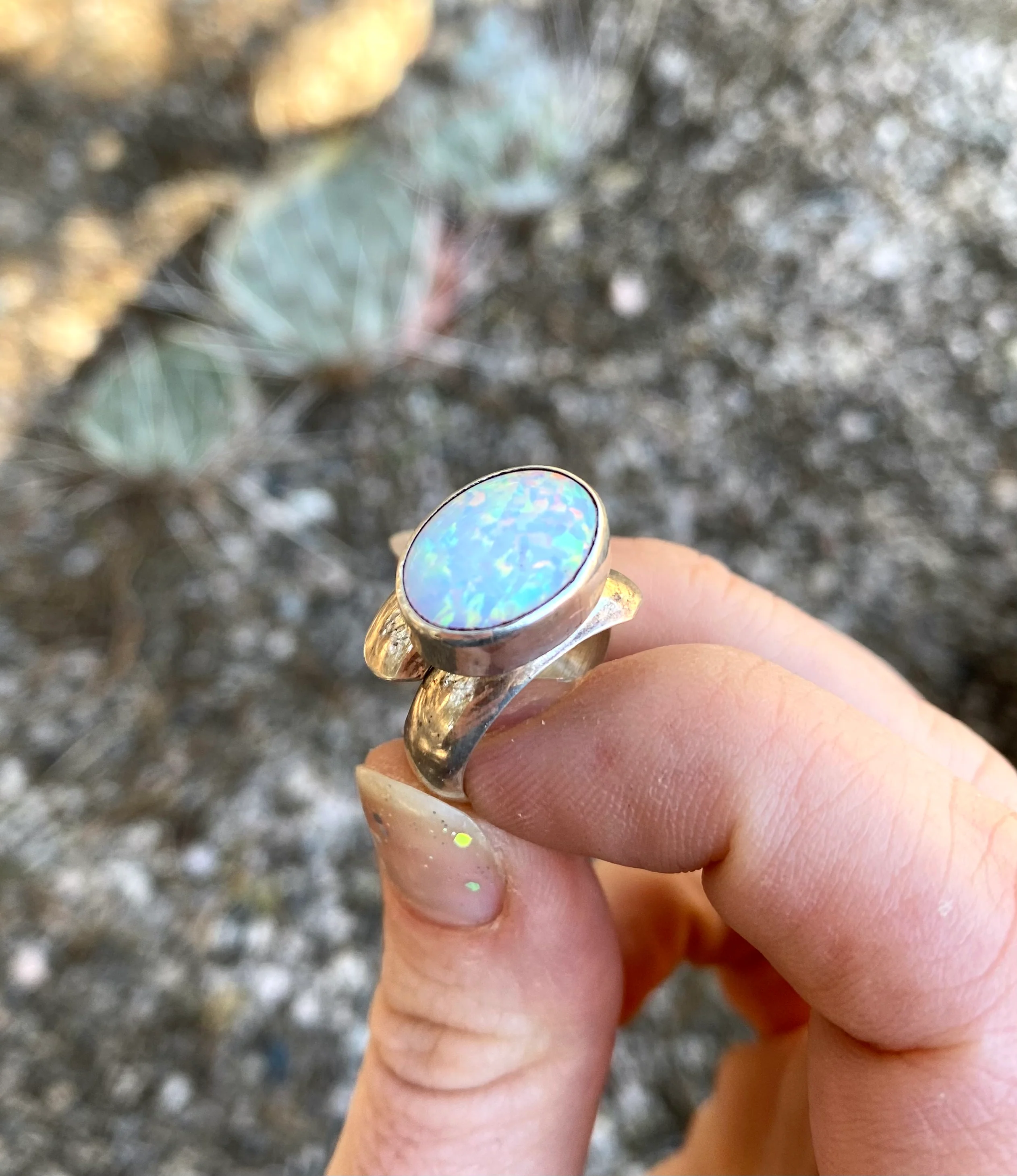 Dreaming of You Opal Ring from the Rogers Collection - Image 2