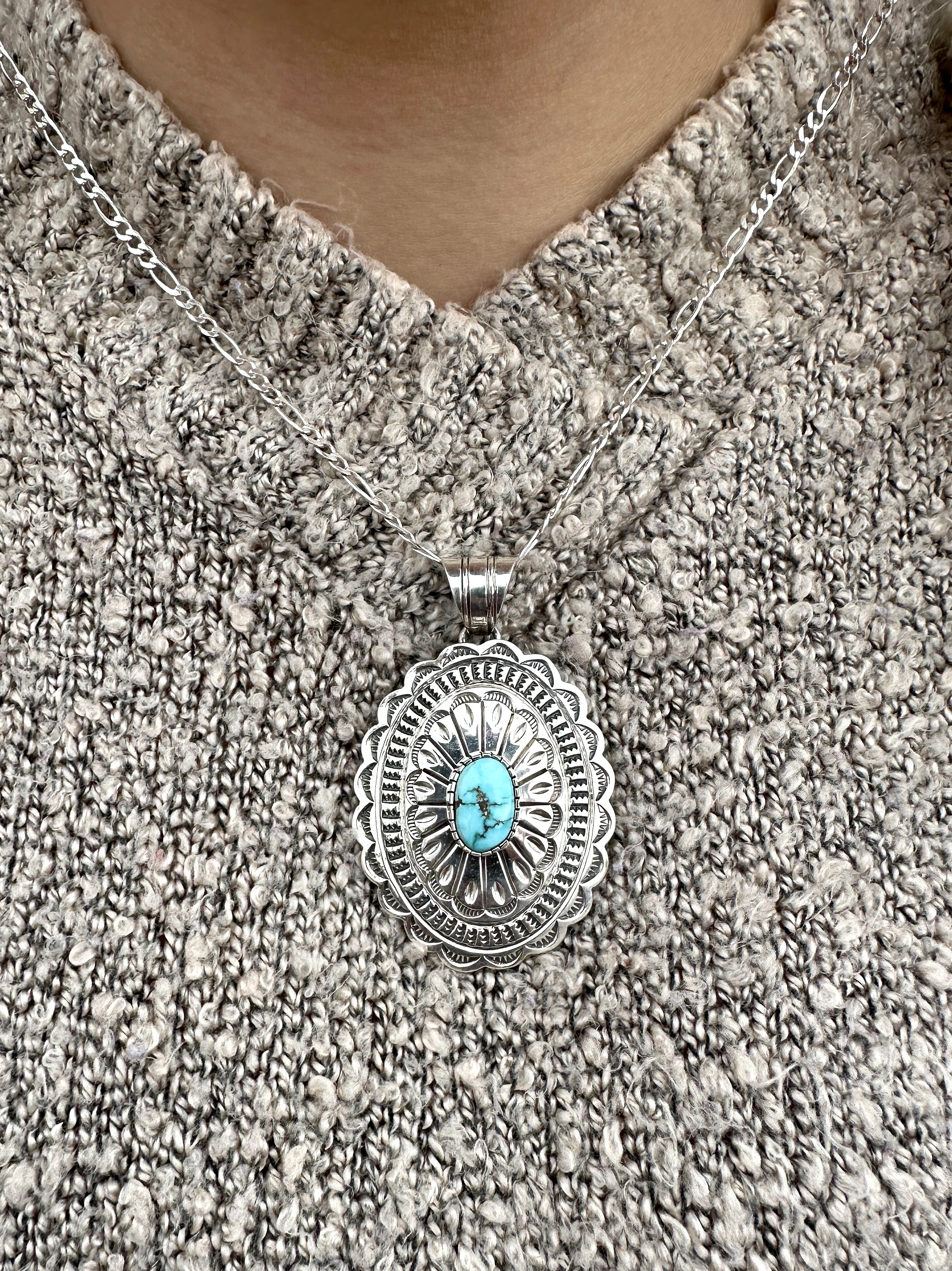 Dry Creek Single Stone Necklace from the Rodgers Collection - Image 4
