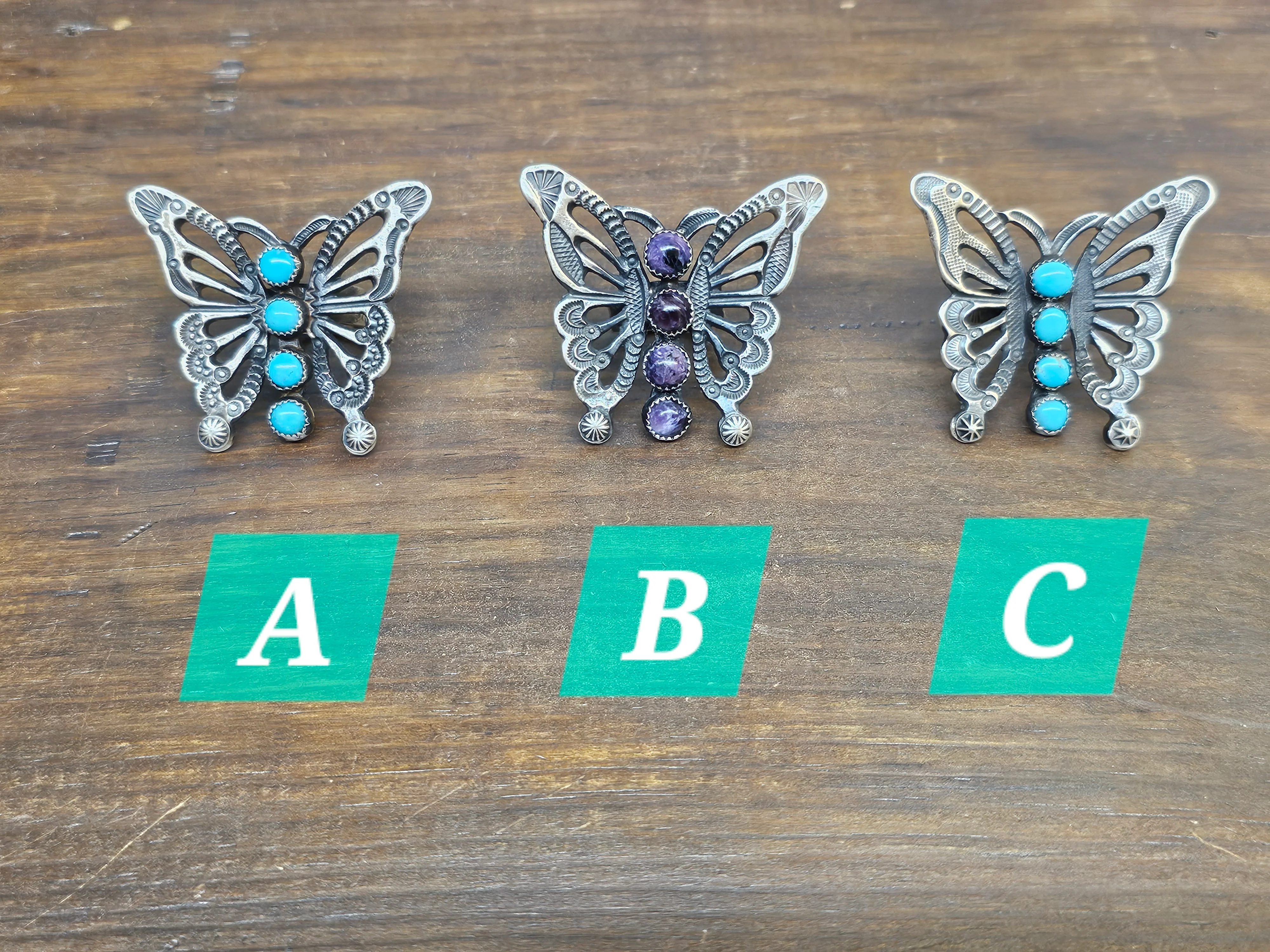 Flutter Me Up Gem Rings