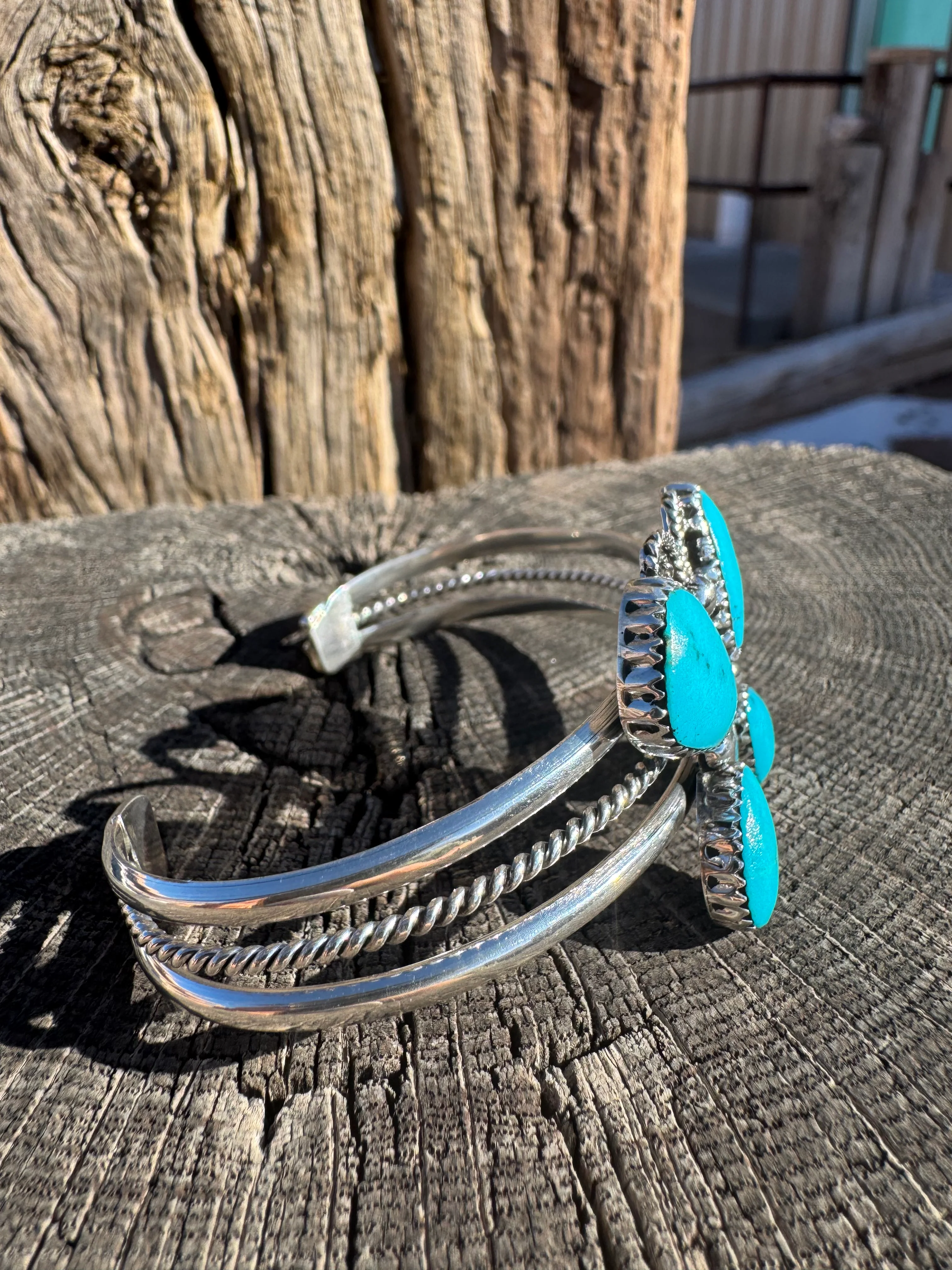 Fly Away Turquoise Cuff - Image 4