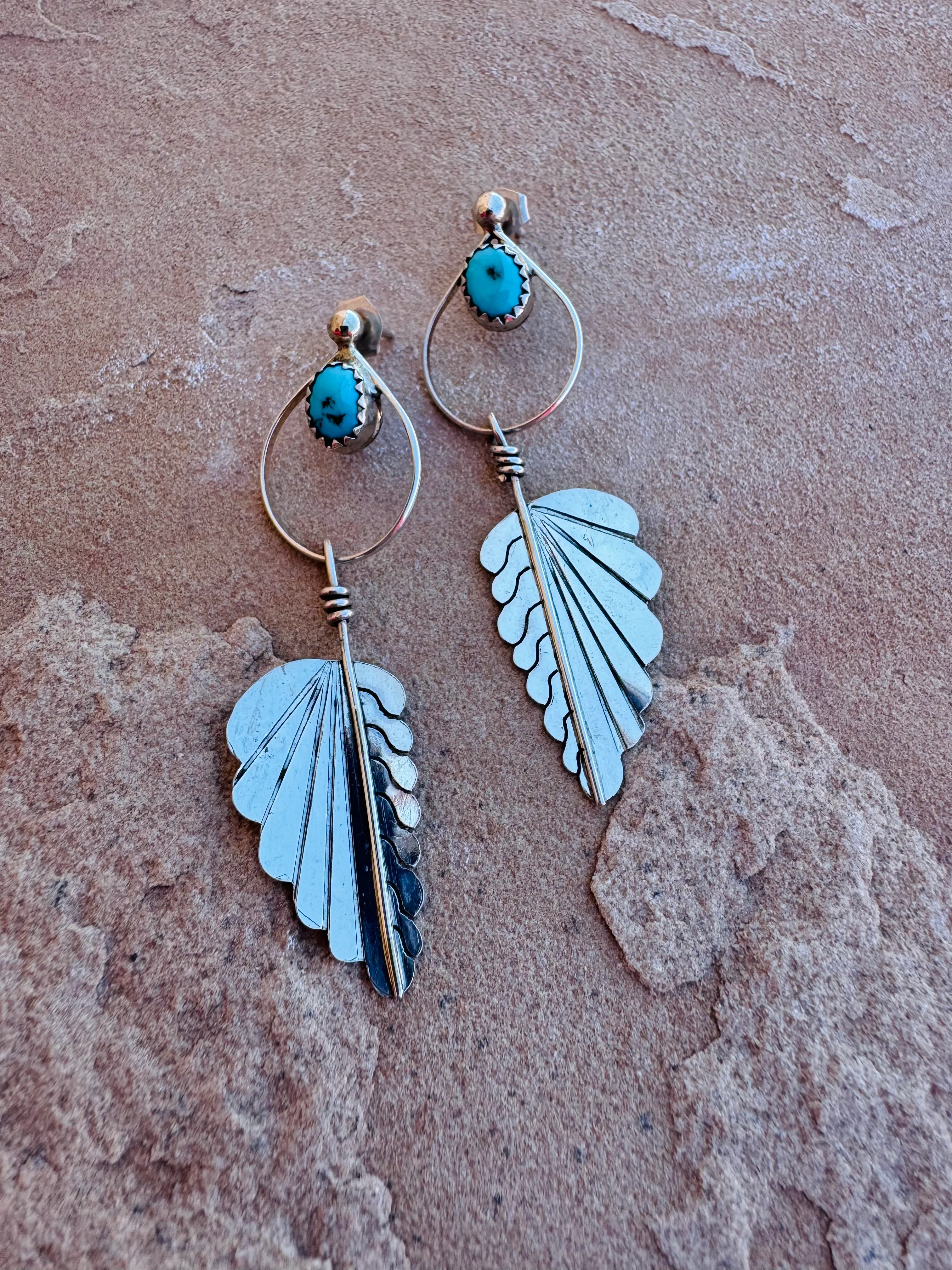 Fly Away Turquoise Earrings - Image 2