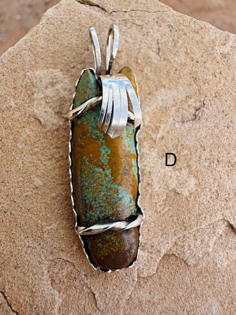Turquoise Horse Pendants By Leola Nastacio (Large) - Image 5