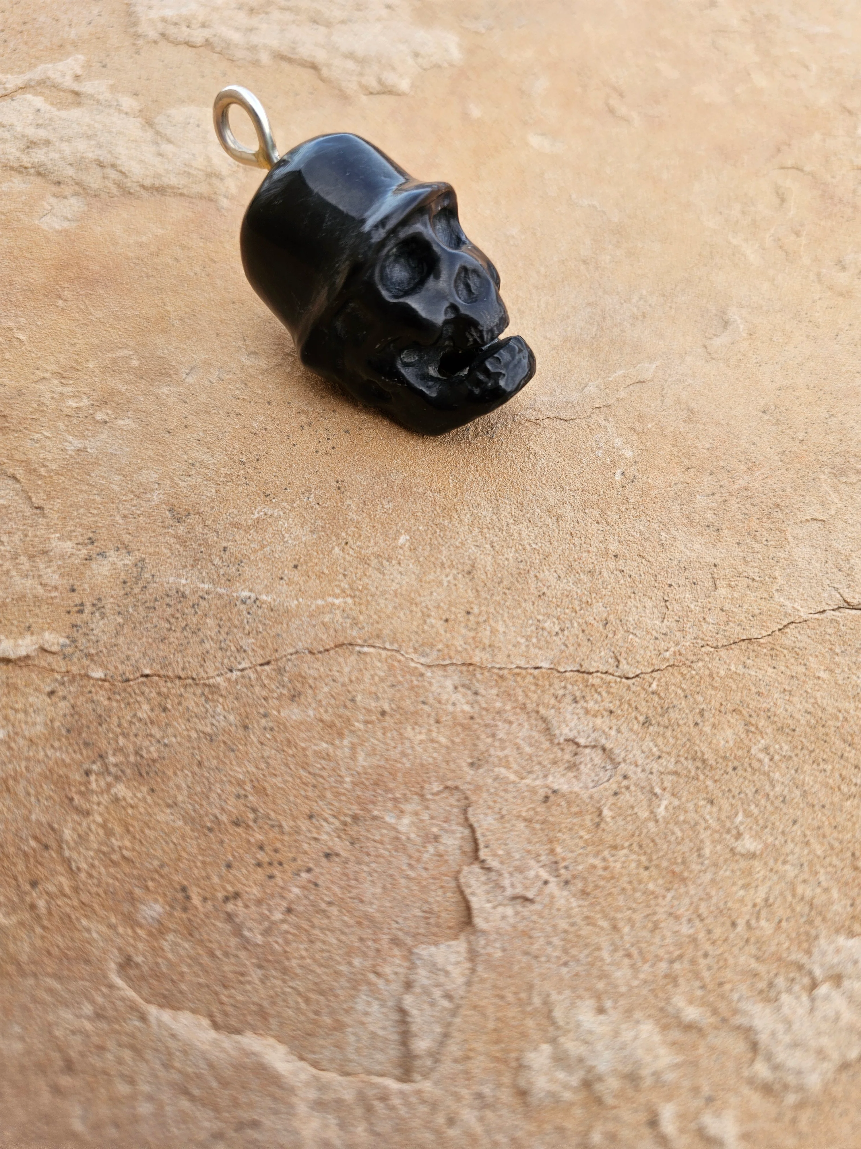 Hand Carved Stone Skull - Image 10