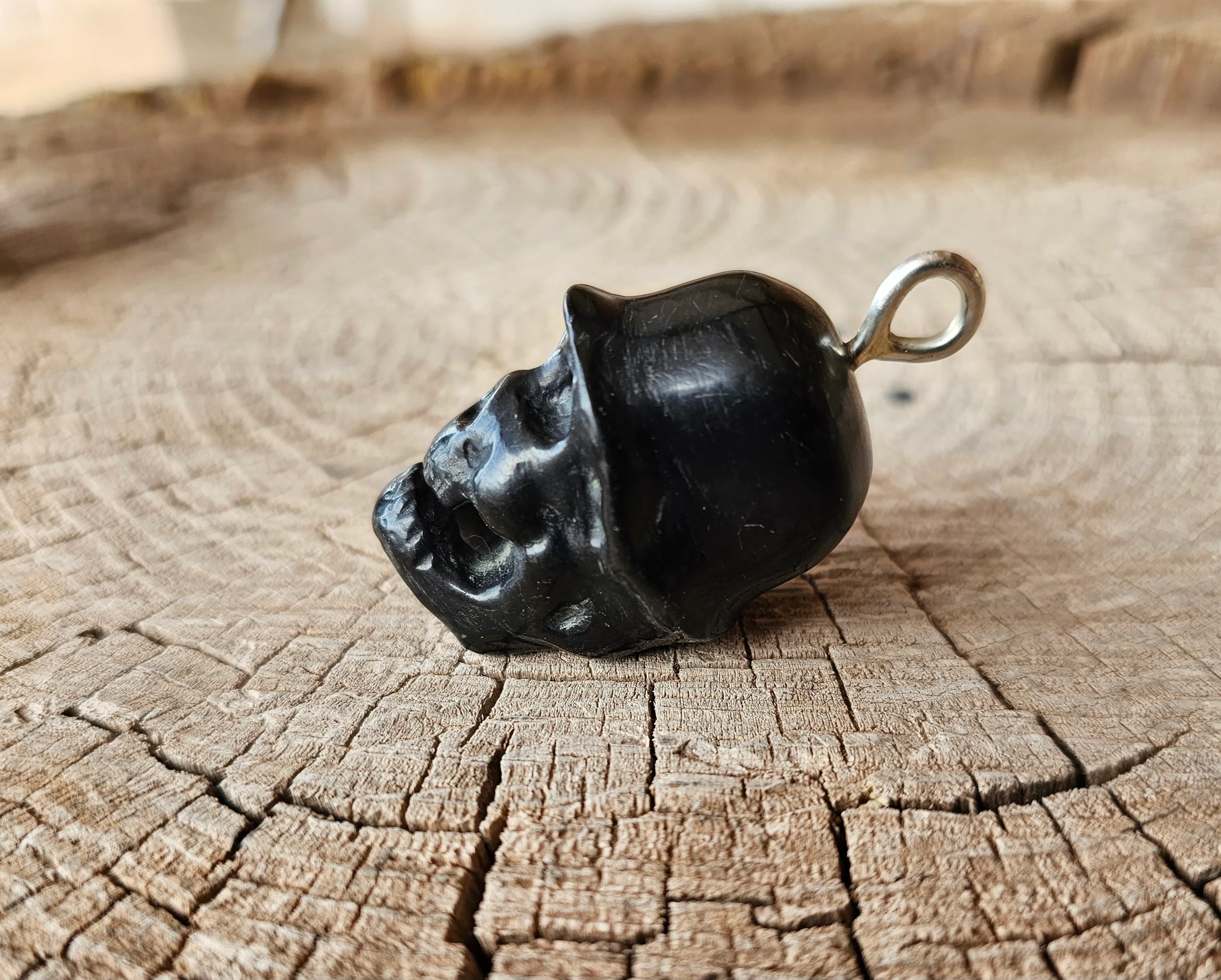 Hand Carved Stone Skull - Image 11