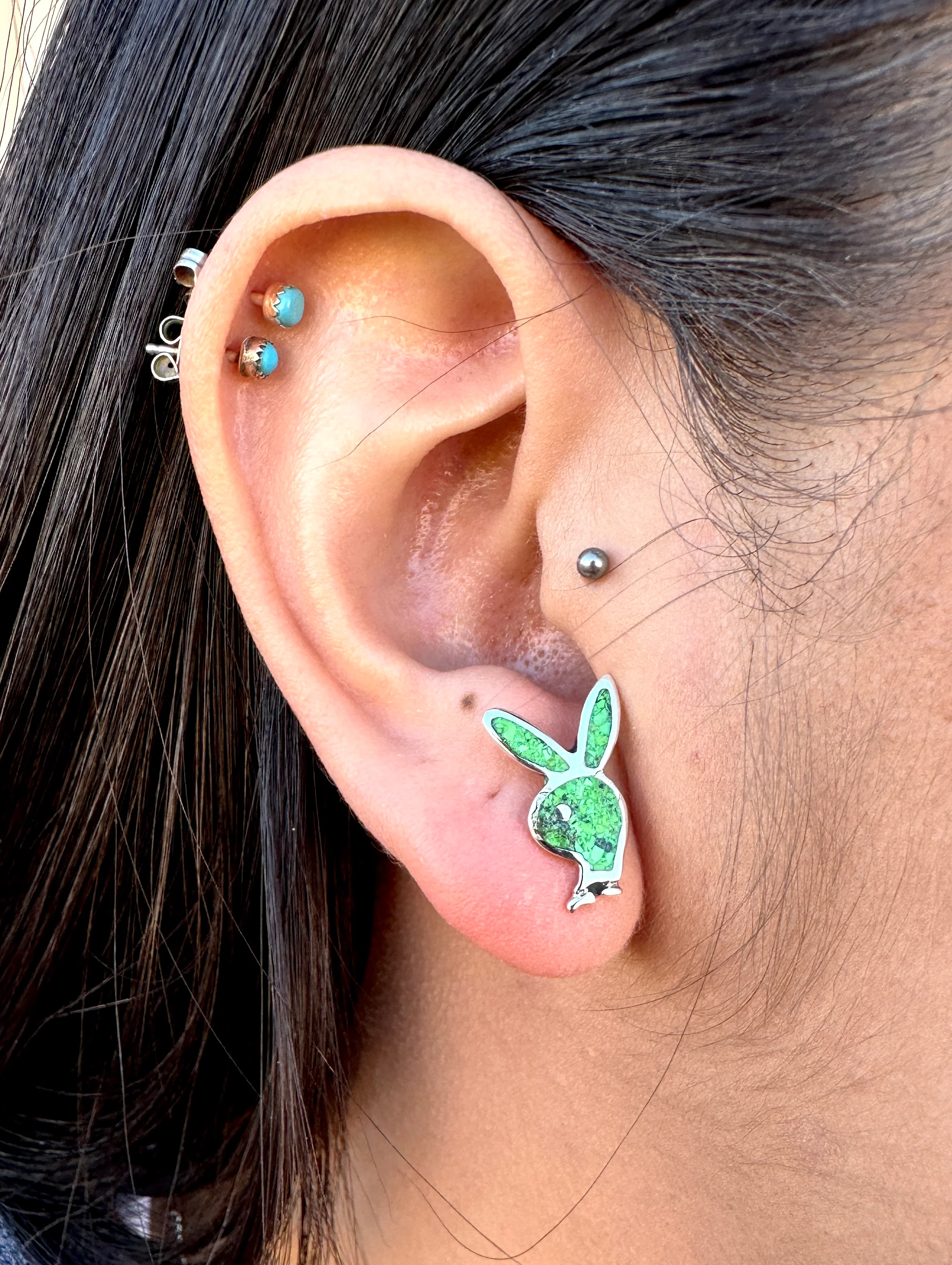 Hey Miss Buckle Bunny Earrings - Image 4
