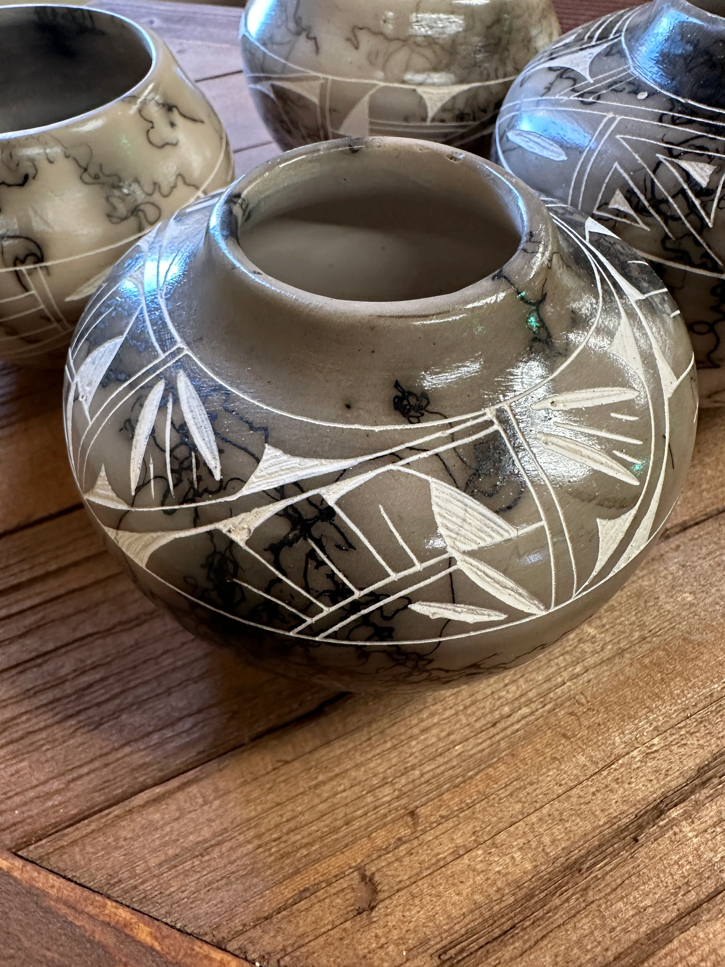 Horse Hair Pots