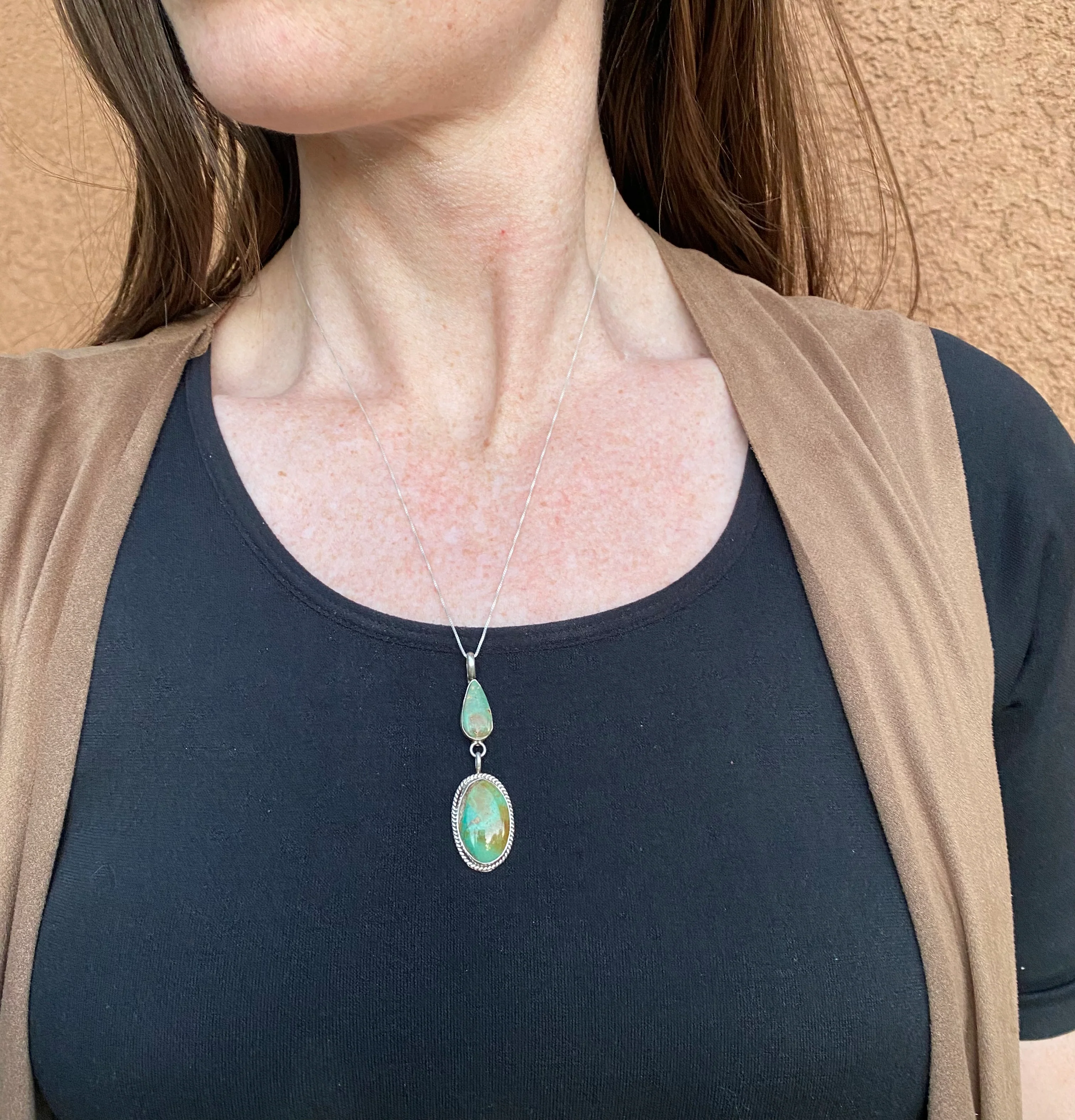 In Unison Nevada Turquoise Necklace From The Rodgers Collection - Image 3