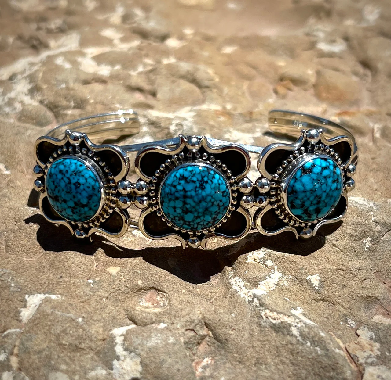 Ithaca Peak 3 Stone Cuff - Image 2
