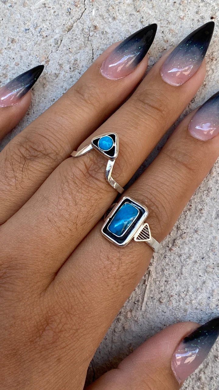 Jimson Belin's Contemporary Kingman Turquoise Set - Image 4
