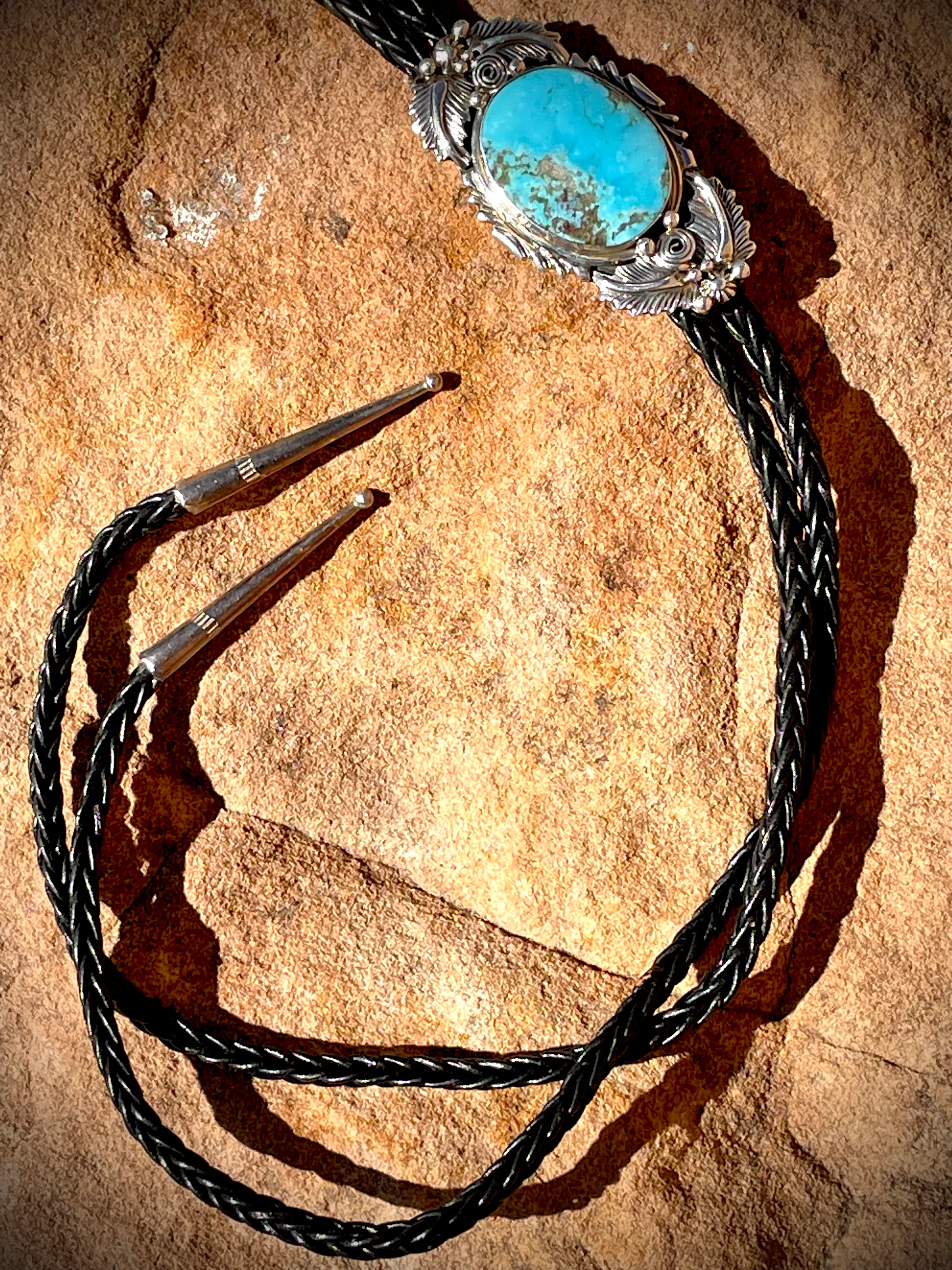 Large Turquoise Bolo Tie - Image 5
