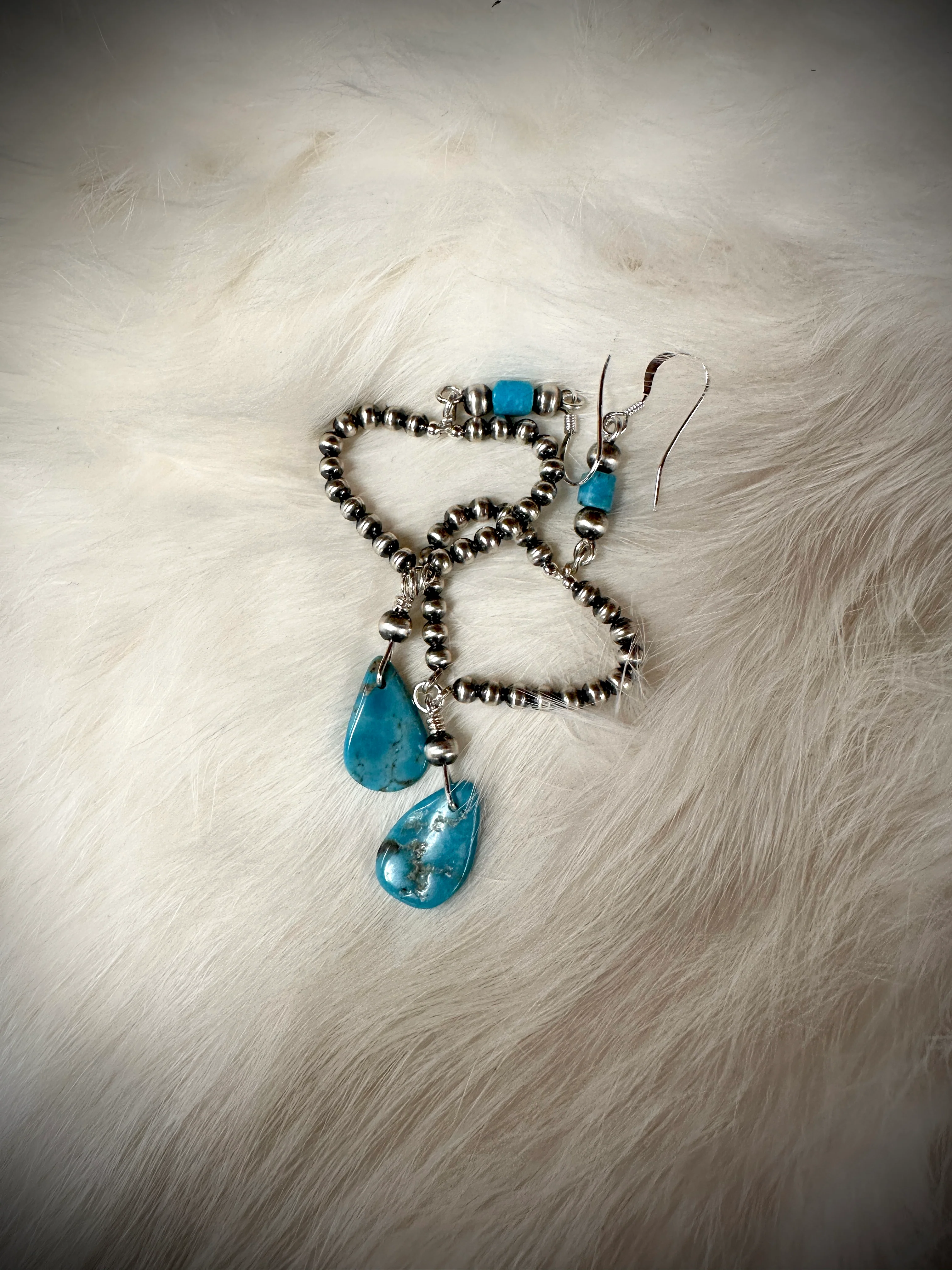 Le Coeur De Maman Turquoise Earrings - Image 2