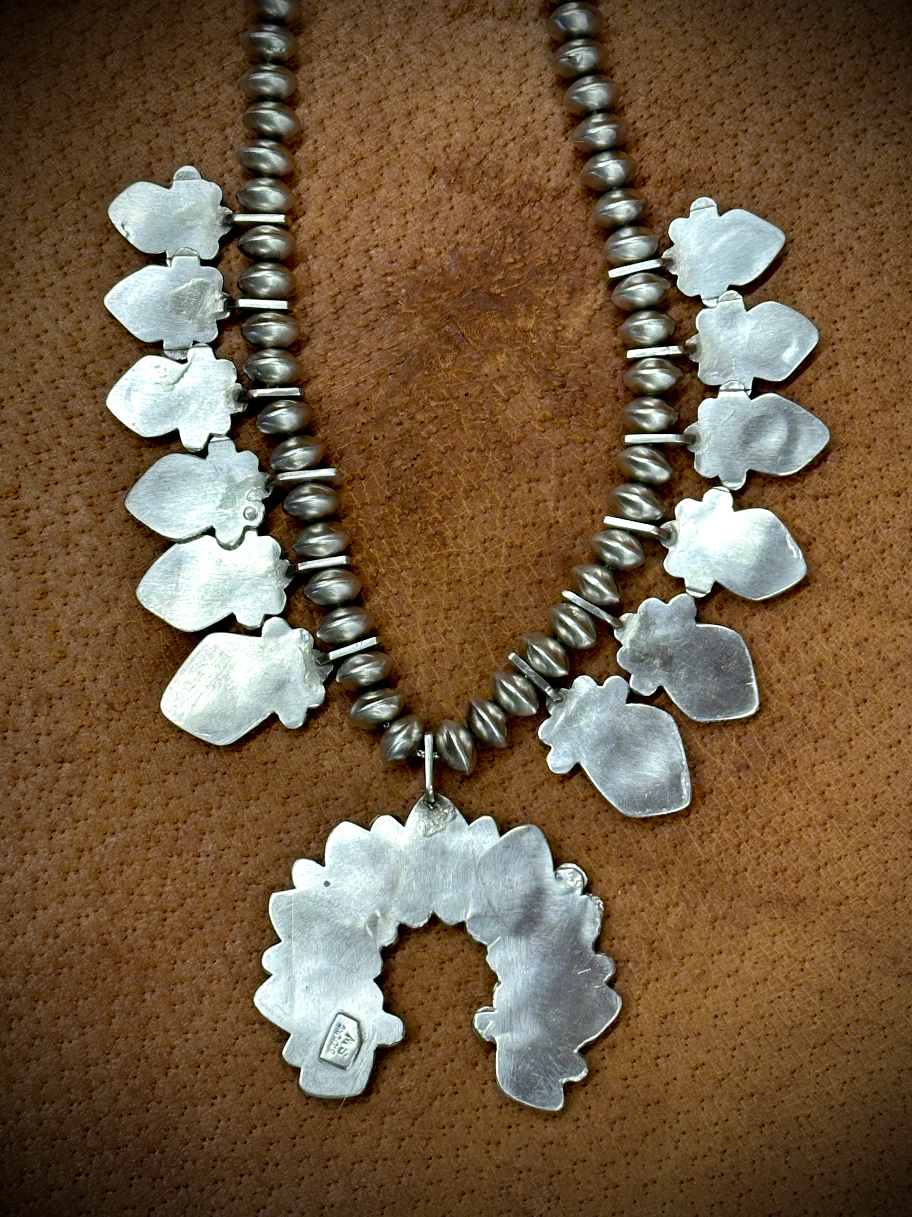 Let Yourself Go Turquoise Squash Necklace and Earring Set - Image 7
