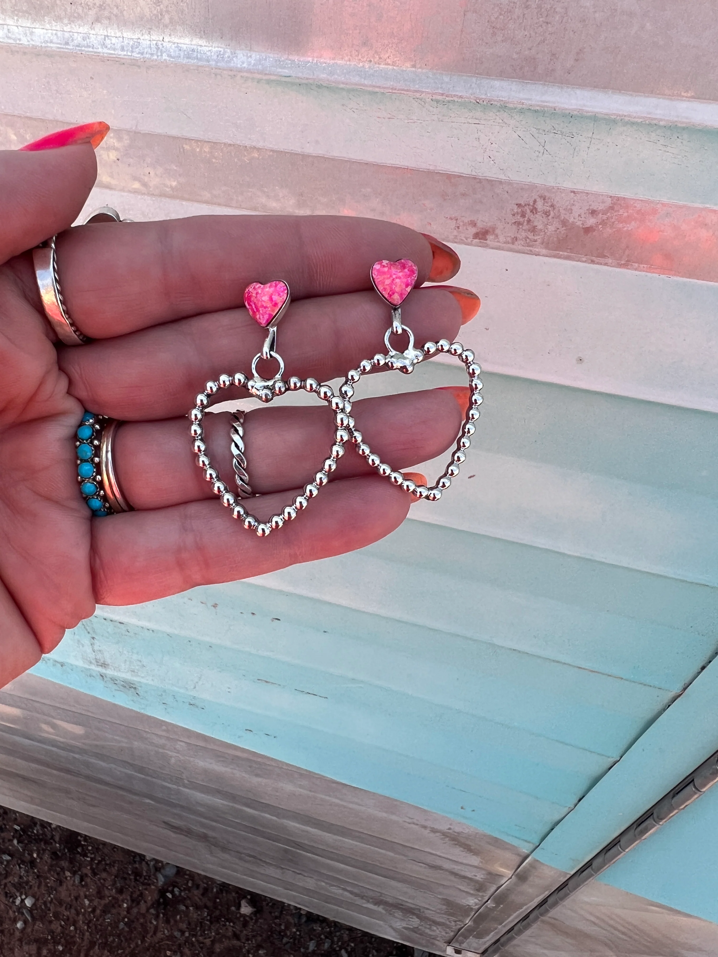 Lil' Heart Barbie Earrings - Image 3