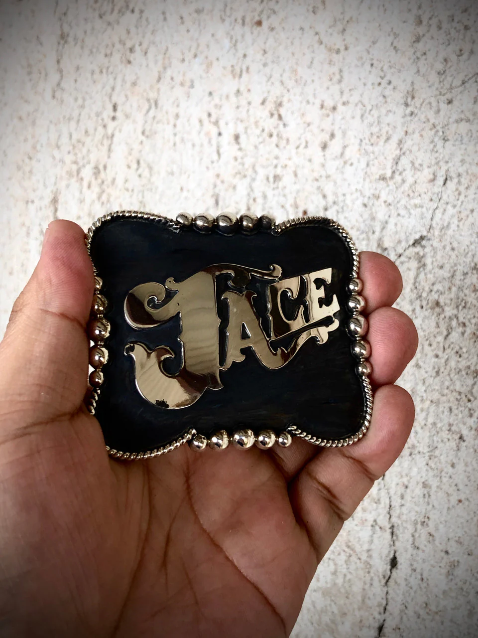 Limited Edition Navajo "Name Carved" Buckles Artist Michael Yazzie - Image 3