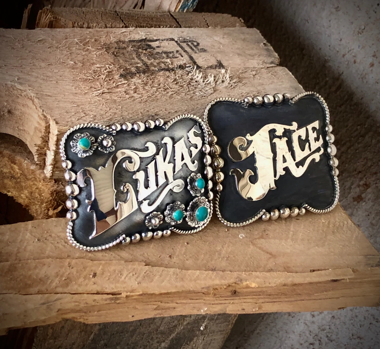 Limited Edition Navajo "Name Carved" Buckles Artist Michael Yazzie - Image 4