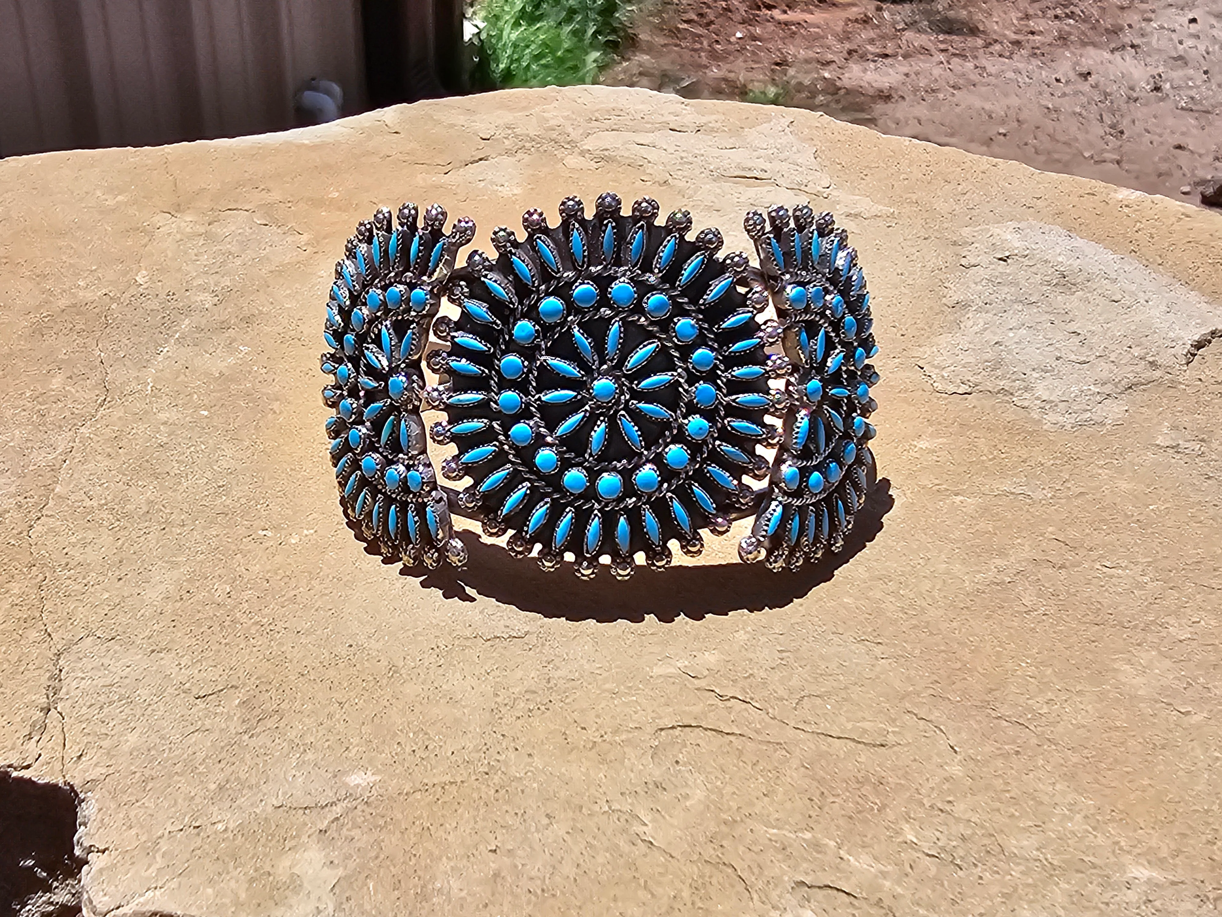 Marlena Chavez Flower Framed Cuff