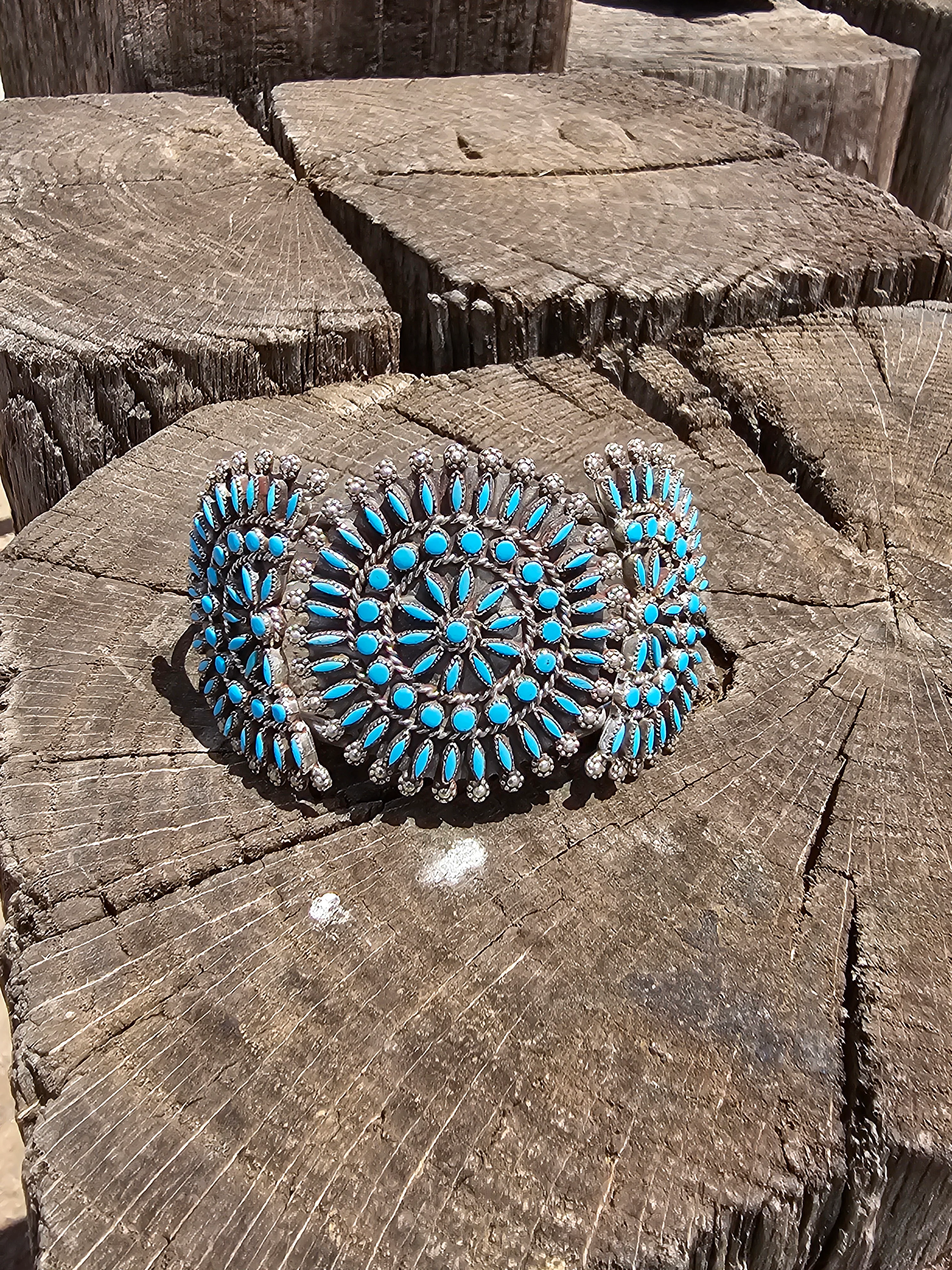 Marlena Chavez Flower Framed Cuff - Image 3