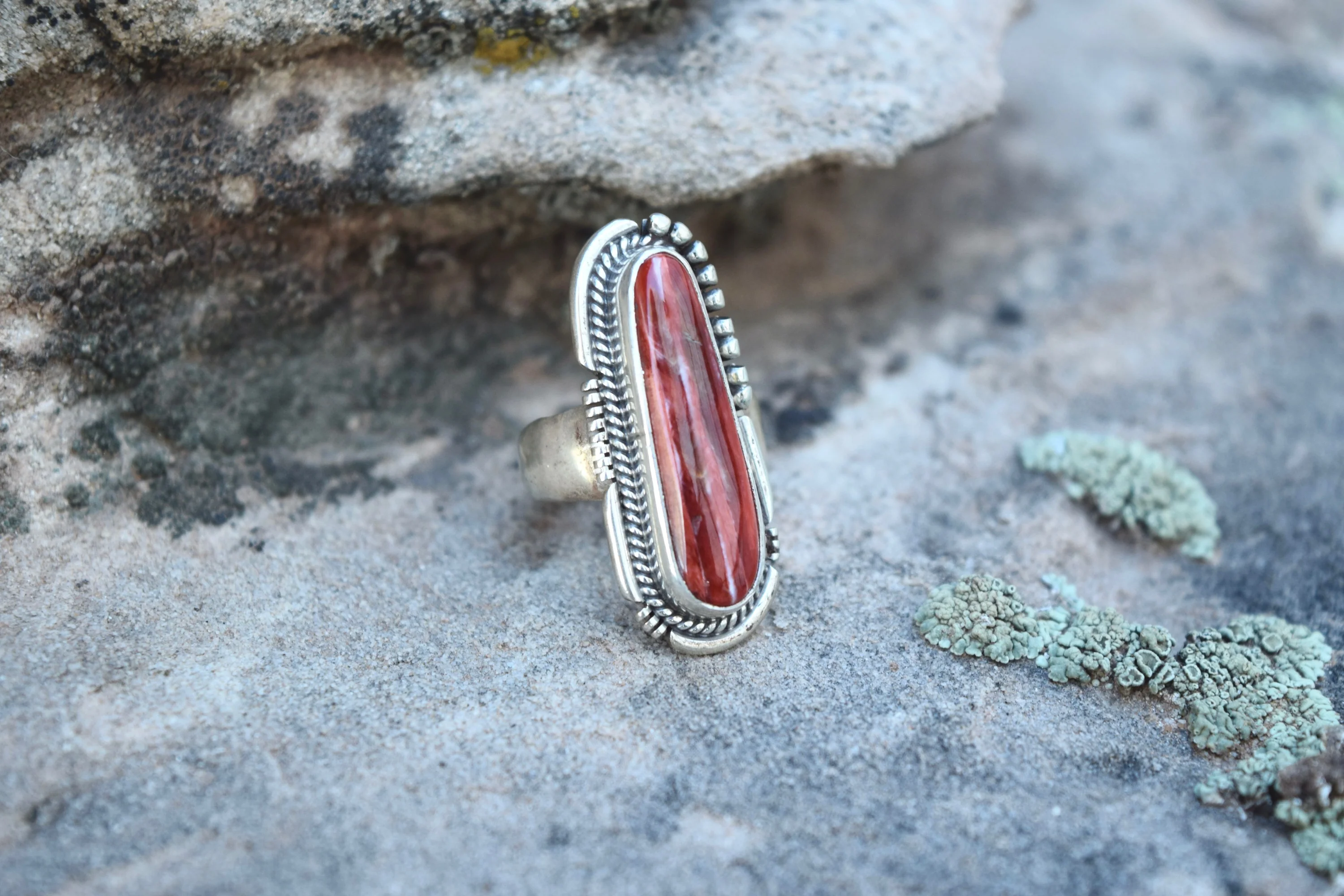 MEDITERRANEAN CORAL RING FROM THE RODGERS COLLECTION