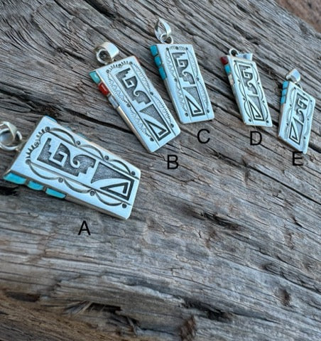 Multi-stone Wedge Pendant - Image 5
