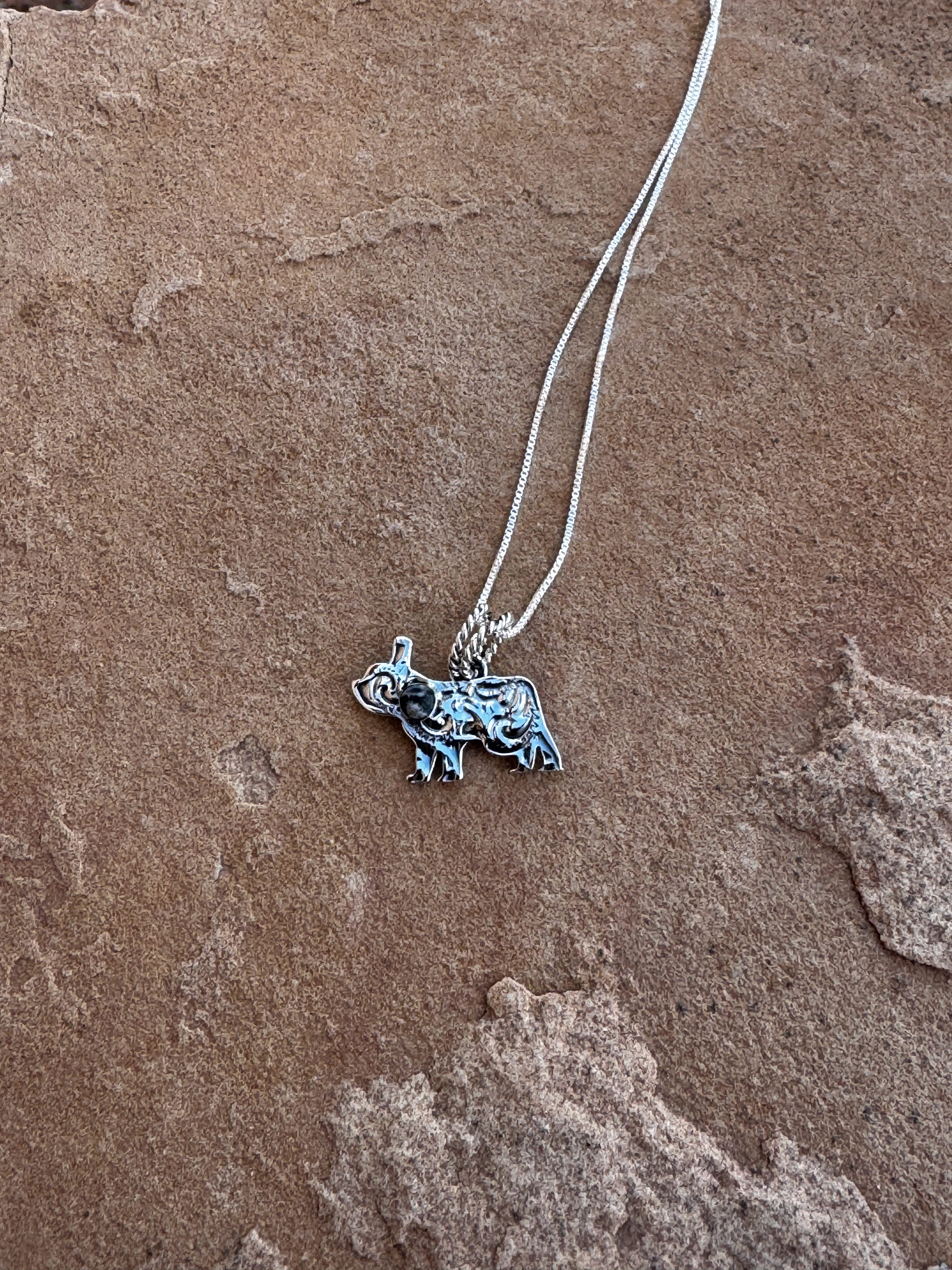 My Best Friend Etched Puppy Pendant - Image 5