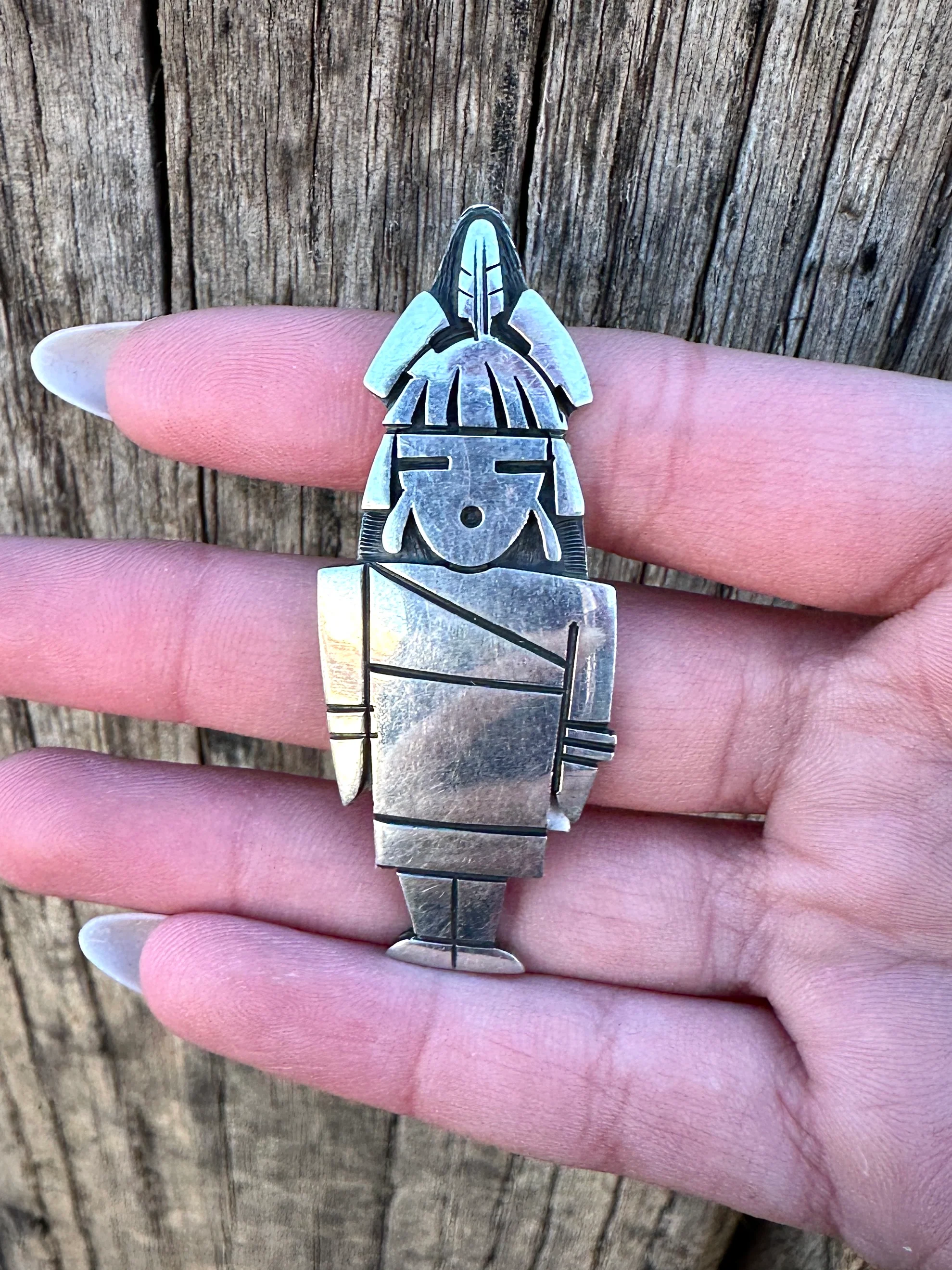 My Feathered Lady all Silver Pendant from Rodgers Collection - Image 2