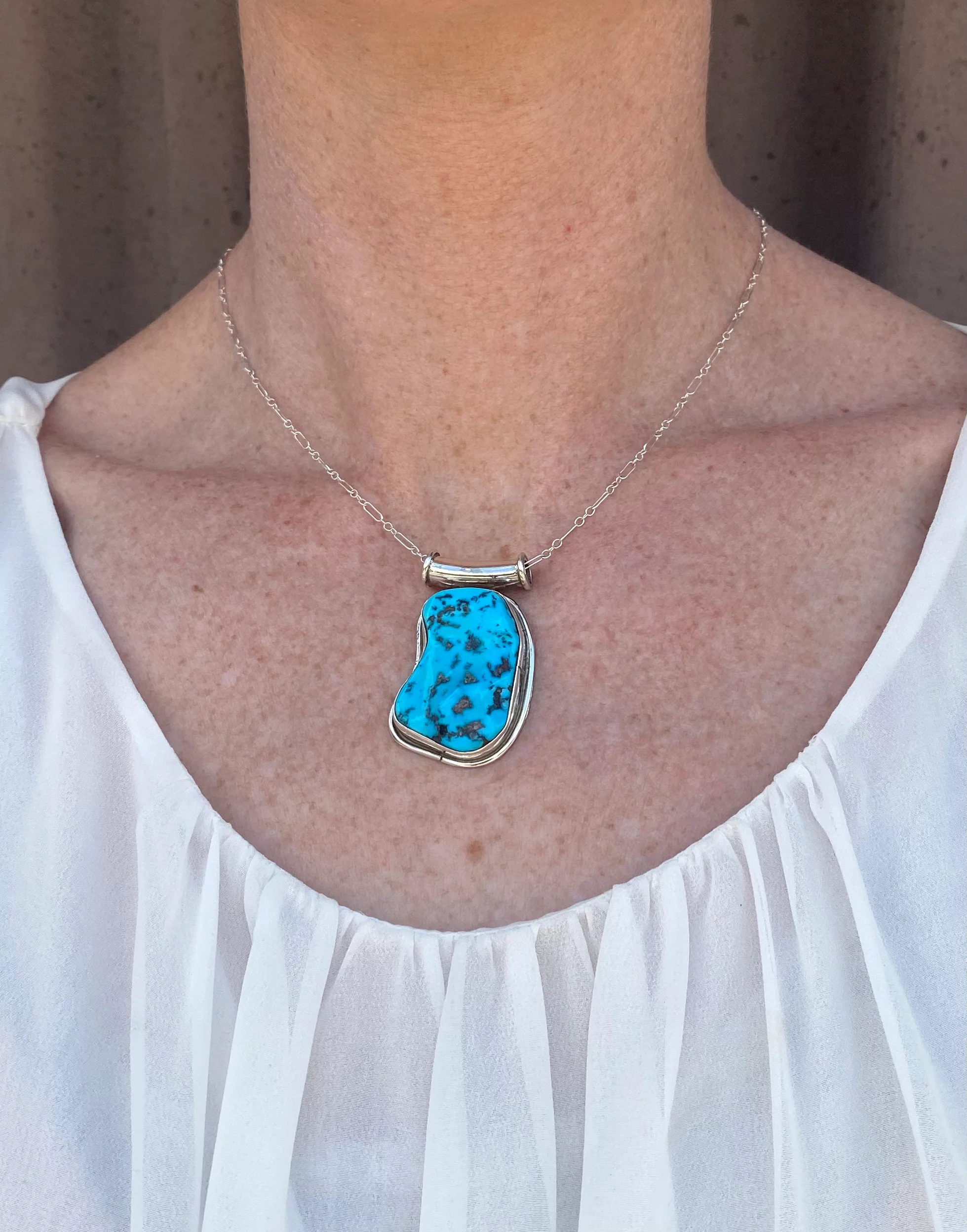 My Way Sleeping Beauty Turquoise Necklace From The Rodgers Collection - Image 3