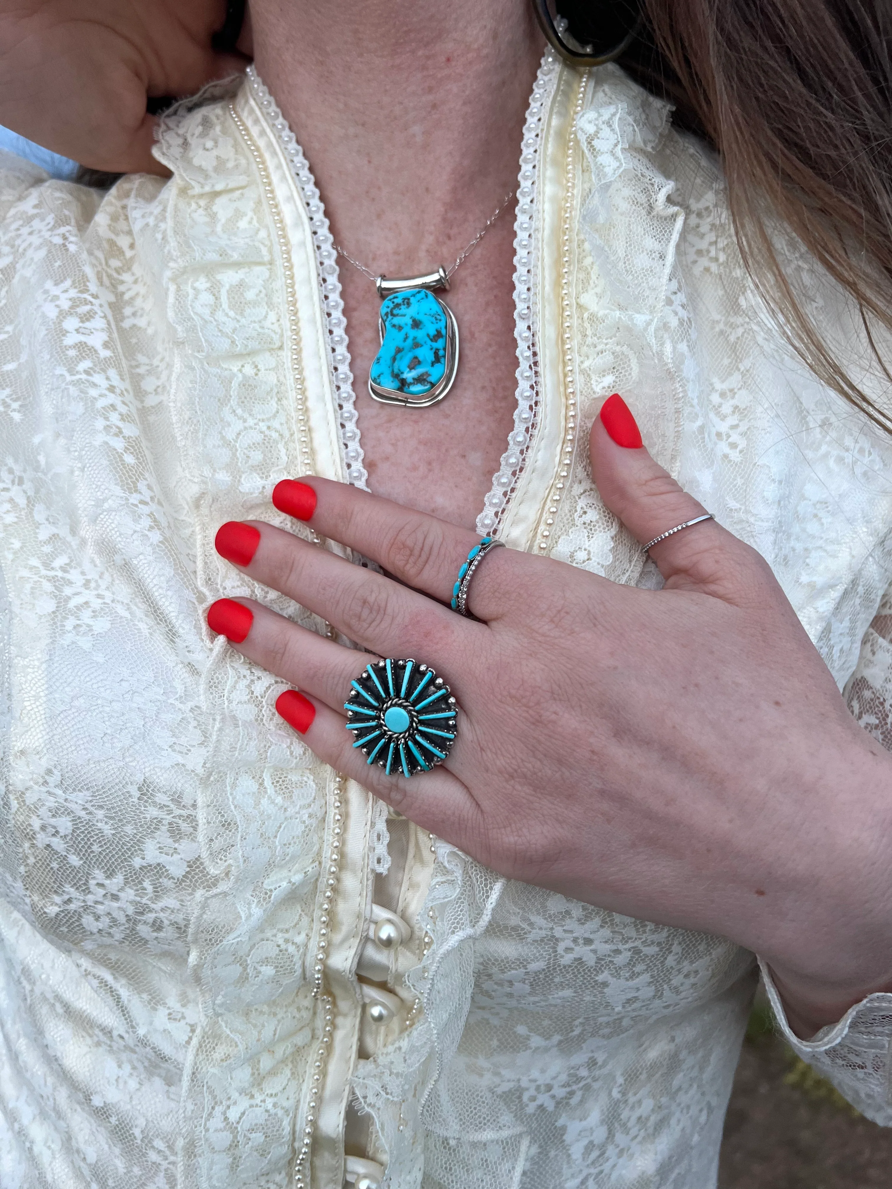 My Way Sleeping Beauty Turquoise Necklace From The Rodgers Collection - Image 4
