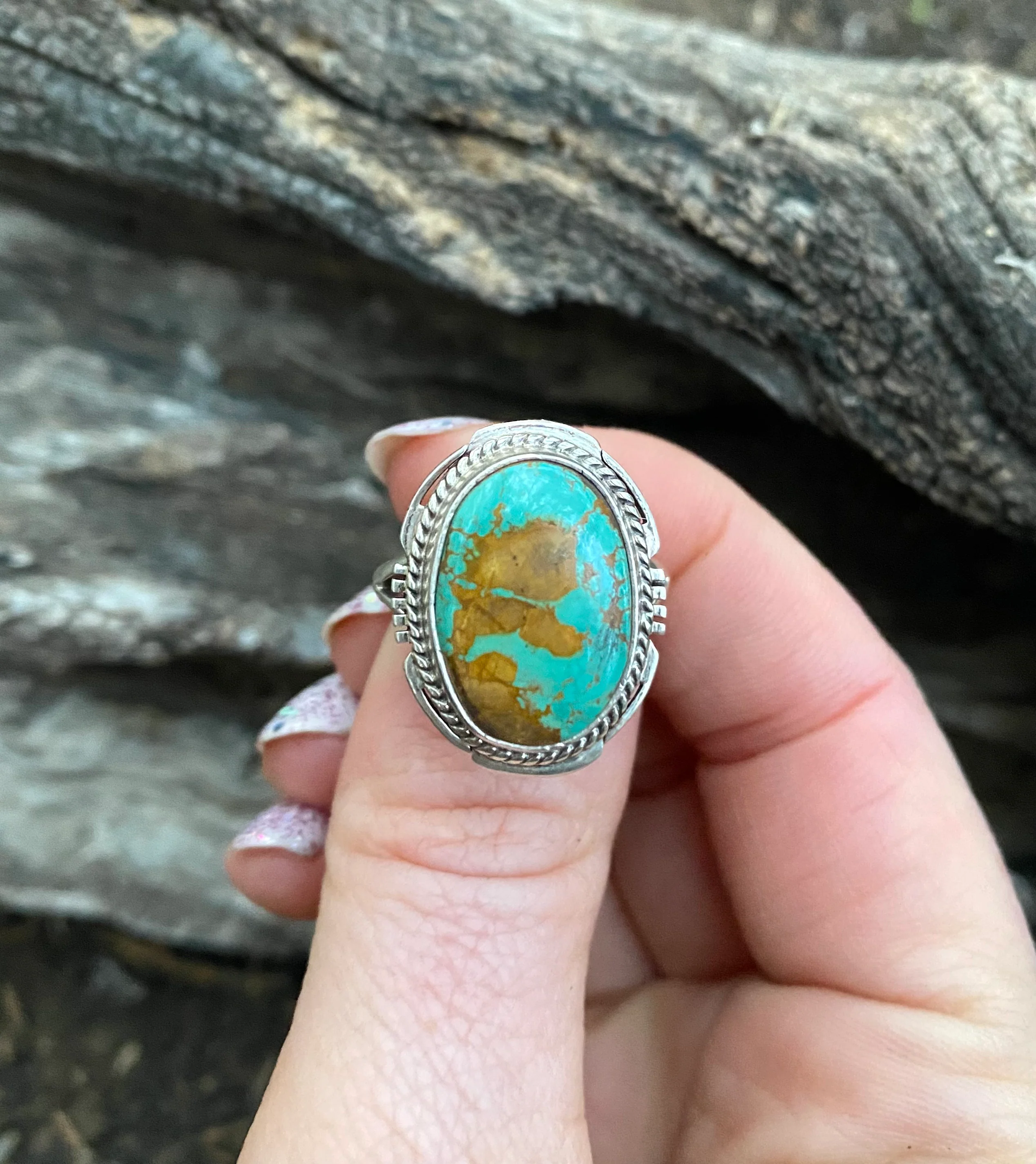 My World Nevada Turquoise Ring From The Rogers Collection - Image 2